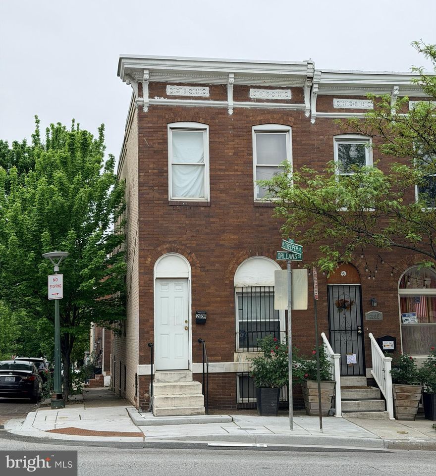 Opportunity knocks with this spacious 5-bedroom, 1.5-bath corner rowhome—perfect for investors or savvy buyers looking to add value. This property offers a flexible layout with three bedrooms and a full bath on the upper level, plus two additional bedrooms and a half bath in the basement—ideal for extended living space or rental potential.

With solid bones and plenty of square footage, this home is ready for your vision and some TLC to bring it to its full potential. The corner location provides added privacy, extra natural light, and potential for enhanced curb appeal.

Currently tenant-occupied, the home will be delivered vacant at settlement—offering a smooth transition for your plans. Whether you’re looking to renovate and resell, hold as a rental, or customize for long-term use, this is a great opportunity to build equity. Sold as-is.