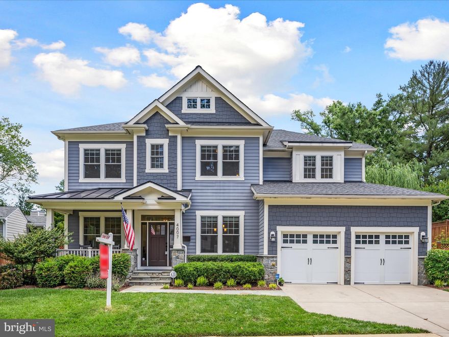 Welcome to 4007 Chesterbrook Road, an exquisite 7-bedroom, 6.5-bathroom custom home built in 2017 by Saxena Custom Homes, nestled in the coveted Williamsburg neighborhood of North Arlington. This magnificent residence boasts over 5,300 square feet of luxurious living space and sits on an impressive lot that offers a rare, expansive backyard—truly a gem in Arlington!

Upon entering, you’re greeted by newly installed wide-plank hardwood floors that grace the entire main level, setting a tone of elegance and sophistication. The main level features an inviting open floor plan with a spacious living room, a formal dining room, and a state-of-the-art kitchen equipped with high-end stainless steel appliances, a large center island, and custom cabinetry. Adjacent to the kitchen is a cozy family room with a fireplace, perfect for gathering with loved ones.

One of the standout features of this home is the main level bedroom with its own ensuite bath, providing convenience and privacy for guests or multigenerational living. The main level also includes a mudroom off the attached garage, ideal for managing everyday clutter with ease.

The upper level is home to a lavish primary suite with a spa-like bath featuring an upgraded soaking tub, a glass-enclosed shower, and dual vanities. Each of the additional three bedrooms on this level also includes its own full bathroom, ensuring comfort and privacy for every family member. 

The lower level offers even more living and entertaining space, with a large recreational room that has its own outside entrance, making it perfect for hosting guests or creating an in-law suite. The wet bar with a beverage fridge adds a touch of luxury and convenience, while the sixth bedroom and full bath provide ample accommodation options. Two more bonus rooms on this level offer endless possibilities for customization to fit your lifestyle needs.

Stepping outside, you’ll find a beautifully landscaped backyard with a large deck, perfect for summer barbecues and outdoor entertaining. The size of the lot is truly exceptional for Arlington, offering a vast outdoor space for play or for creating your own private oasis.  Additionally, this home has a state of the art security system, speaker system, WIFI, outdoor irrigation, and so much more.  Please see the documents section for details.

Location is key, and this home does not disappoint. Situated near major transportation routes, including Route 66 and the George Washington Parkway, commuting to Washington, D.C., and surrounding areas is a breeze. The home is also close to the designated Arlington County Public Schools, including Jamestown Elementary, Williamsburg Middle School, and Yorktown High School.

Nearby landmarks such as Chain Bridge and Potomac Overlook Regional Park offer ample recreational opportunities. With easy access to shopping, dining, and entertainment in the heart of Arlington and nearby McLean, this home truly offers the best of suburban tranquility and urban convenience.

Don't miss the opportunity to own this extraordinary home that combines luxury, comfort, and an unbeatable location. Schedule your private tour today and experience the exceptional lifestyle that 4007 Chesterbrook Road has to offer! Don't forget to check out the virtual tour and floor plans.