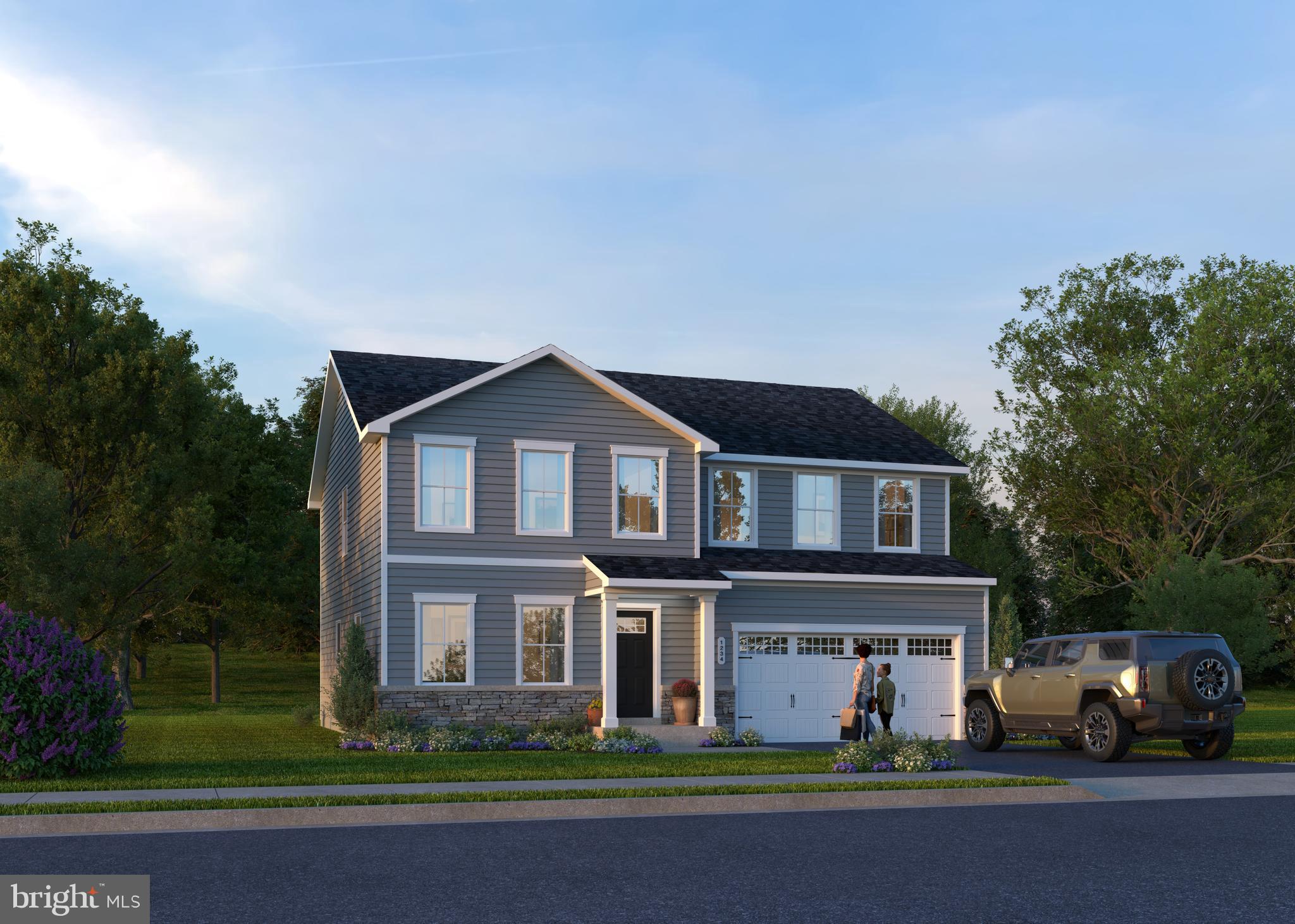 Come see our newest, and largest floorplan, the Hazel! This is loaded with upgrades and is located on a beautiful walkout lot! A first floor bedroom tucked off the family entry with en suite bath is standard in the Hazel – you don’t have to sacrifice your flex room for an additional bedroom or home office. The family entry off the garage has a full bath, large closet and wall perfect for hooks or cubbies-The kitchen features an expansive upgraded granite island, walk-in pantry and large dining area. The dining area is flooded with light from a sliding glass door and kitchen window. This home has upgraded luxury vinyl plan flooring throughout the main level. each secondary bedroom has a walk-in closet and the owner’s bedroom has two! The owner’s suite does not miss a beat with 2 walk-in closets, an en suite bath with double bowl vanity, private water closet, linen closet & walk-in shower with seat.! This home features 4 MORE bedrooms, making a total of 5, with plenty of space to do whatever you choose! This home also offers The EcoBee programmable thermostat and Wifi-enabled garage door openers for your 2-car garage. The unfinished basement includes a 3-pc. plumbing rough-in for a future full bathroom. The community features beautiful green space, mountain views, a fenced dog park and a community tot lot! Other floorplans and home sites available. Photos are representative only.