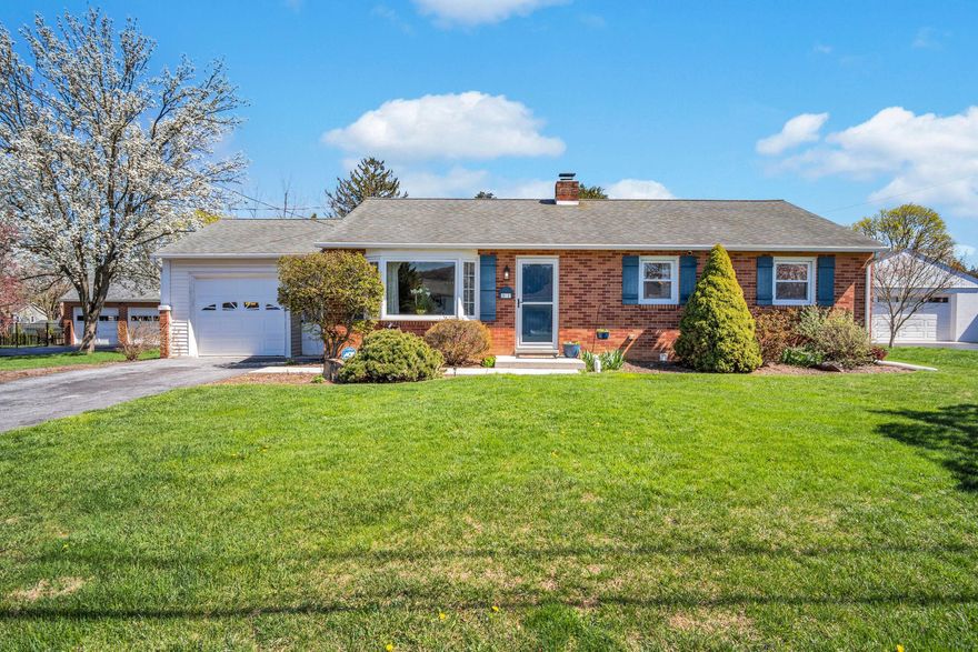 Welcome to this beautifully updated ranch home in the heart of Hershey—how sweet it is to live in the Sweetest Place on Earth! Perfectly situated on a quiet no-through-traffic street, this home blends comfort, style, and convenience in all the right ways.
The main level features 3 bedrooms and 1 full bath, offering a bright and inviting layout designed for everyday living. At the center of the home, the fully remodeled kitchen showcases crisp white cabinetry, quartz countertops, stainless steel appliances, and a clean, modern aesthetic. Sliding glass doors extend the living space outdoors, creating a seamless flow to the deck—perfect for effortless entertaining or relaxed evenings at home.
The lower level offers exceptional versatility and expands the home’s living potential. It includes a full bathroom, an additional living area, and a finished bonus room currently enjoyed as a primary bedroom oasis, complete with its own walk-in closet and convenient access to the lower-level bath—creating a comfortable and private suite-like retreat. The walk-out basement enhances convenience and provides direct access to the outdoors. The unfinished side of the lower level adds even more value, offering abundant storage or a dedicated workshop space, complete with a workbench that conveys.
Additional convenience continues with the attached one-car garage, thoughtfully designed with two garage doors—one at the front and one at the rear of the home—allowing for easy backyard access and added functionality, ideal for equipment storage or a riding lawn mower. A central vacuum system adds even more ease to everyday living.
Step outside to your own backyard oasis, featuring a spacious deck, raised garden beds, storage shed, and a playground swingset—all included with the property.
Tucked away in a peaceful setting yet just minutes from Hershey Medical Center, downtown Hershey, shopping, dining, and major routes, this home offers the perfect balance of privacy and accessibility.
A rare opportunity to own a move-in ready home in one of Hershey’s most desirable locations—schedule your private showing today.
And at 81 Peach Ave, this one’s truly the pick of the patch—don’t let it slip away!

OPEH HOUSES:
Friday, April 17th 5-7pm
Saturday, April 18th 12-2pm
Sunday, April 19th 2-4pm