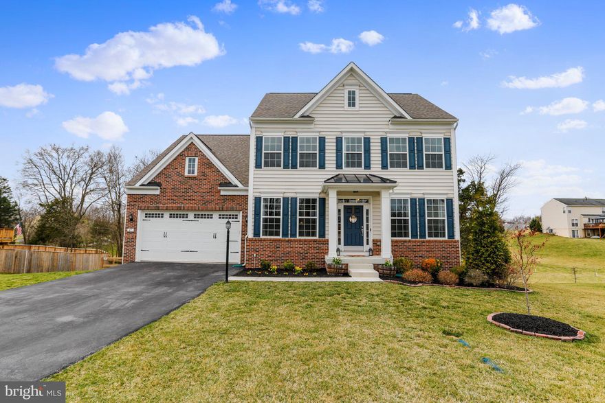 You could be the next owner of this nearly-new colonial! Current owners bought directly from the builder less than 5 years ago and have maintained it beautifully. Built on a 0.42 acre lot which backs to open space, this home has a fully fenced, private backyard with trees, a raised garden bed, and a great trex deck for entertaining. Inside, you'll find a large kitchen with granite countertops and butlers pantry for ample storage. The main level also features beautiful engineered hardwood floors and a family room with wood fireplace. Upstairs you'll find four bedrooms, including a gorgeous primary suite with large walk-in closet and tray ceiling. The basement is partially finished with a full bath and entertainment area, plus a storage room, and has a walkout to the backyard. This home is located in Chapel View, a completed neighborhood, and conveniently close to Route 9 for commuting. This home has lots to offer, come see for yourself!