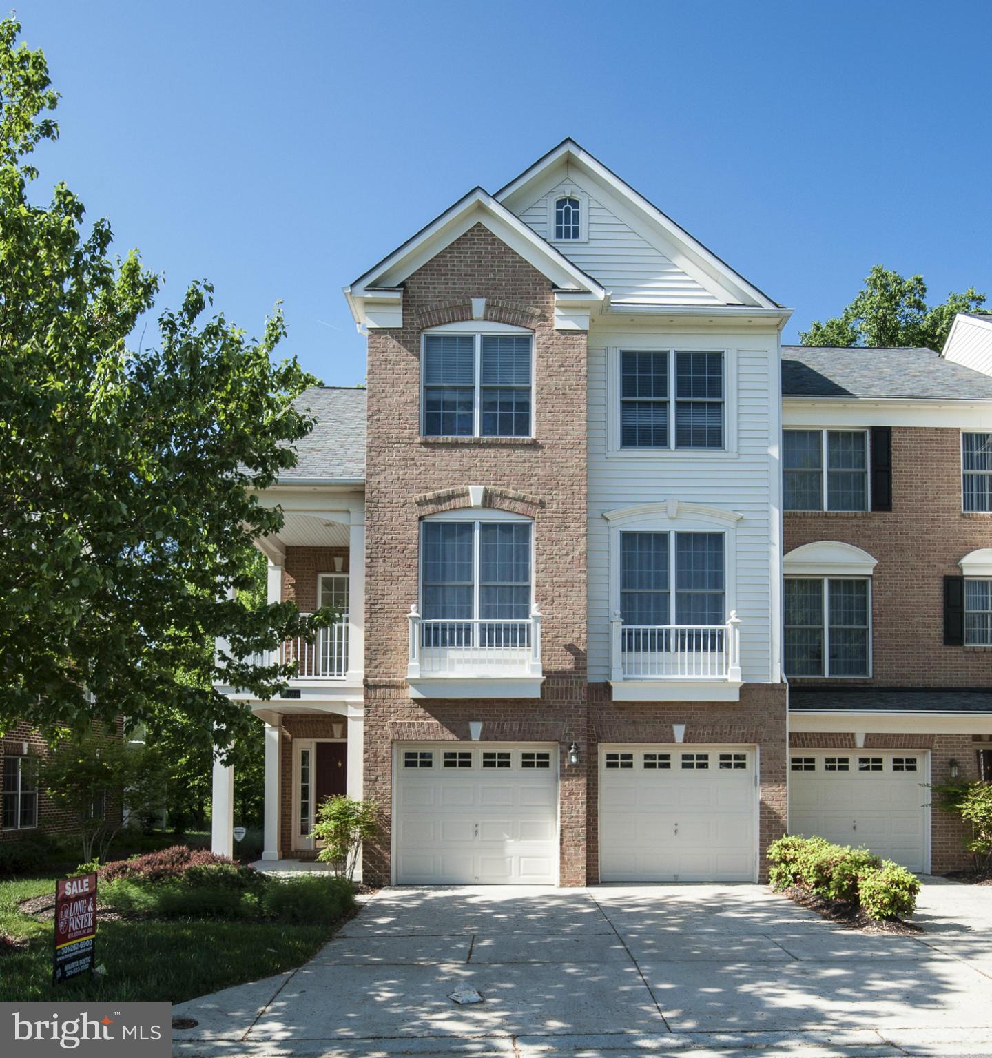 Location, Location - Beautiful End Unit with a 2 Car Garage. Shining Hardwood Floors on Main Level. Upgrades Galore through out the home. Granite counters and high end appliances. Enjoy the view from the large deck that has a beautiful wooded view. Soaking tub in the Master Bedroom. Walking distance to Shopping. Easy Access to major Highways. This is a must see - You will not be disappointed