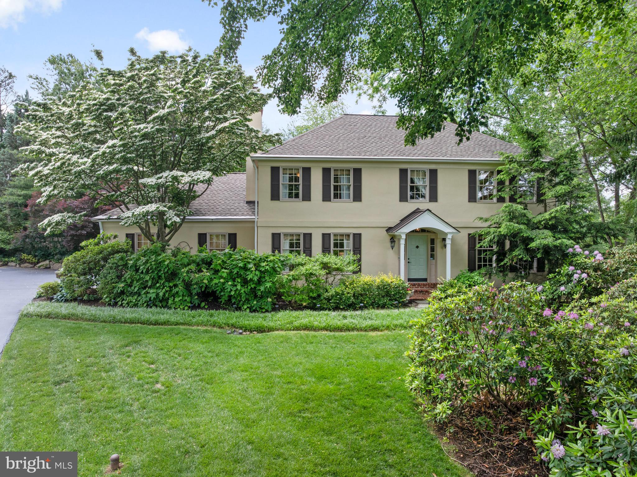 Walk to Wayne from this well-maintained, stately colonial nestled on a peaceful
cul-de-sac in one of Radnor’s most desirable neighborhoods! From the freshly
paved driveway, a stone path leads to the inviting front entry. Step inside and
admire the spacious, light-filled main level adorned with custom millwork,
recessed lighting and a layout made for joyful living and entertaining. Off the
foyer, the sunlit family room beckons with its cozy gas fireplace flanked by
custom built-ins. Just beyond sits the centerpiece of the main level—an open-
concept, eat-in kitchen with island seating, coffee bar, high-end appliances and
abundant cabinetry. The adjacent breakfast room includes a windowed nook with
built-in desk and glass sliders that lead to the lush backyard. The kitchen also
connects to a thoughtfully designed mudroom with laundry, powder room, custom
storage and bench seating, plus seamless access to the attached two-car heated
garage with non-slip flooring. On the opposite side of the first floor, the formal
dining room—complete with classic chair rail and crown molding—sets the scene
for memorable gatherings while the elegant living room boasts beautiful front yard
views and an appealing space to unwind. Upstairs, hardwood floors run through all
four bedrooms, including the primary suite with dual closets (one walk in, with custom builtins) and
ensuite full bath with heated floors and zero-threshold glass shower. The three
secondary bedrooms each offer custom closet organization systems plus easy
access to a full hallway bath. The finished, walk-out lower level offers approximately another 1,000 sq ft of finished space. It is an entertainer’s dream with its full kitchen and bath, gas fireplace, state-of-the-art
integrated sound system, custom bar and lounge area. The lower level remodel won a regional NARI award and was featured on FYI Philly with Karen Rogers. There’s also space for a
home gym or office and guest bedroom, with a glass door leading to the side yard. Out back,
your private oasis awaits…an expansive, fully fenced yard with mature
landscaping and pergola-covered patio with ceiling fan, a custom "she-shed" and additional patio seating—perfect for lounging, dining and stargazing. The custom shed is a treat for all ages! Sidewalk-lined streets bring the vibrant town of Wayne to your doorstep, along with two transit stations, award-winning Radnor schools, the local library and the Radnor Trail. Don’t miss this dazzling combination of turnkey
living and unmatched convenience!