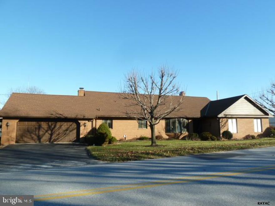 Reduced for fast sale to settle estate! Solid ALL Brick Rancher on level, corner lot. Great space/storage! Nice amenities-Beautiful cherry kit with Corian Counters; family rm with fireplace opens to 4-seasons rm; master ste with 11x14 full bath; 1st flr lau. Pella Windows, 13-course lower level, 200 AMP elec, zoned furnace. Walk-up attic convert to 3rd BR???