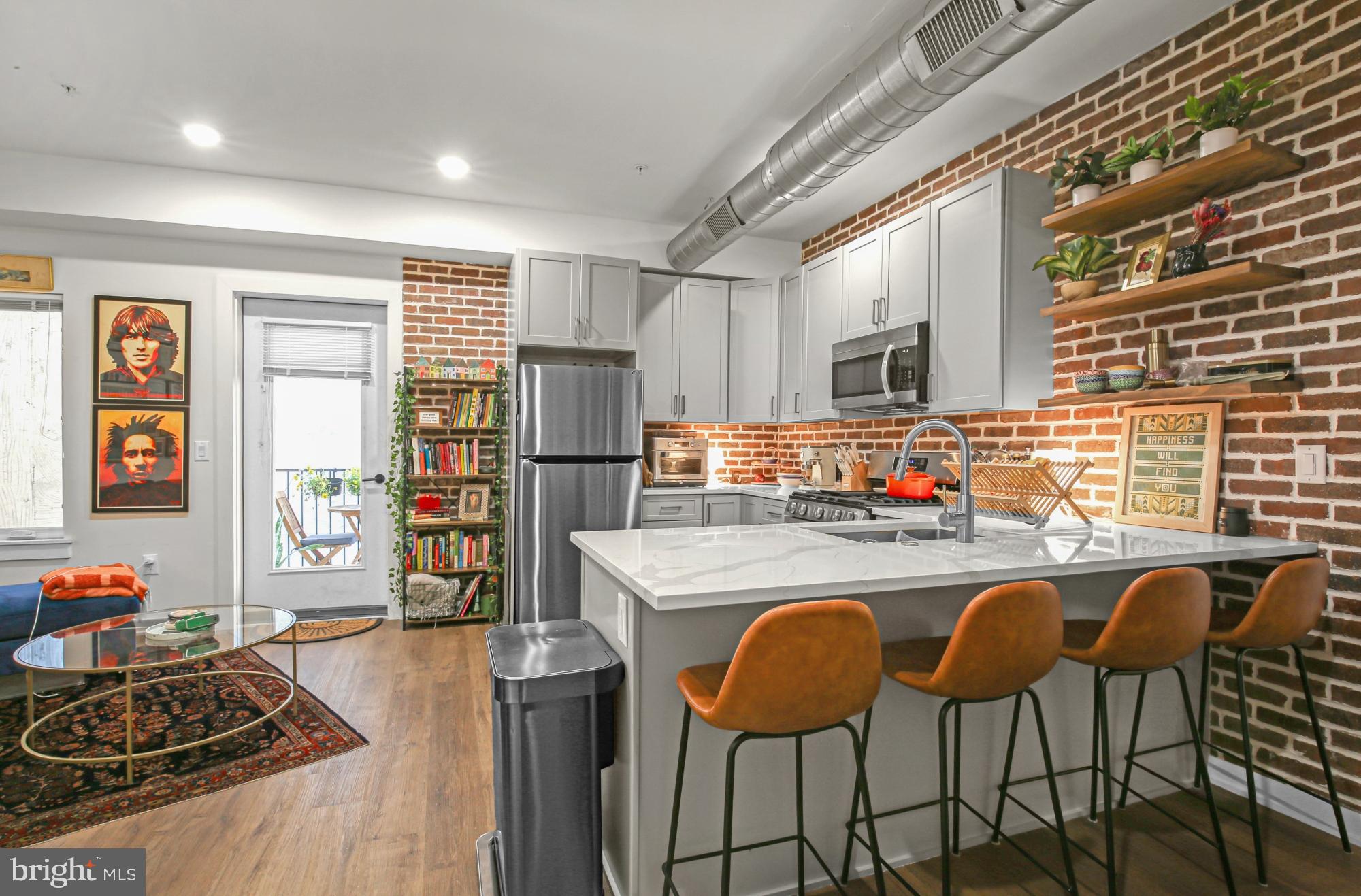 Available Now:
Welcome to Fishtown Flatiron, a professionally managed building with modern amenities that is ready to welcome you home! This wonderful building features a magnificent lobby with secure entry and a package room for peace of mind, plus 2 separate stairwells for added convenience. Unit #2D is a 2nd Floor 1 bedroom, 1 bathroom apartment with a private balcony and great storage space. Your gorgeous kitchen boasts exposed brick, skylights, gray shaker cabinets with chrome fixtures, and beautiful pendant lighting. A full lineup of stainless steel appliances include built-in overhead microwave, gas oven + stove, dishwasher, and refrigerator with drink & ice dispenser. Head into your modern bathroom to view paisley tile flooring, lighted vanity, and a lovely shower stall with beautiful tiling. Each apartment is conveniently equipped with central air conditioning and in-unit washer & dryer for added convenience. This incredible space won't last long - call today!
Lease Terms:
Generally, 1st month, 12th month, and 1 month security deposit due at, or prior to, lease signing. Other terms may be required by Landlord. $55 application fee per applicant. Pets are conditional on owner's approval and may require an additional fee, if accepted. (Generally, $500/dog and $250/cat). Tenants responsible for: electricity, cable/internet, a $20/month flat gas fee, and a $35/month flat water fee. Landlord Requirements: Applicants to make 3x the monthly rent in verifiable net income, credit history to be considered (i.e. no active collections), no evictions within the past 4 years, and must have a verifiable rental history with on-time rental payments. Exceptions to this criteria may exist under the law and will be considered. Cosigners accepted. Please note: photos & video tour may be from a similar unit within the building; exact layouts & finishes may vary.