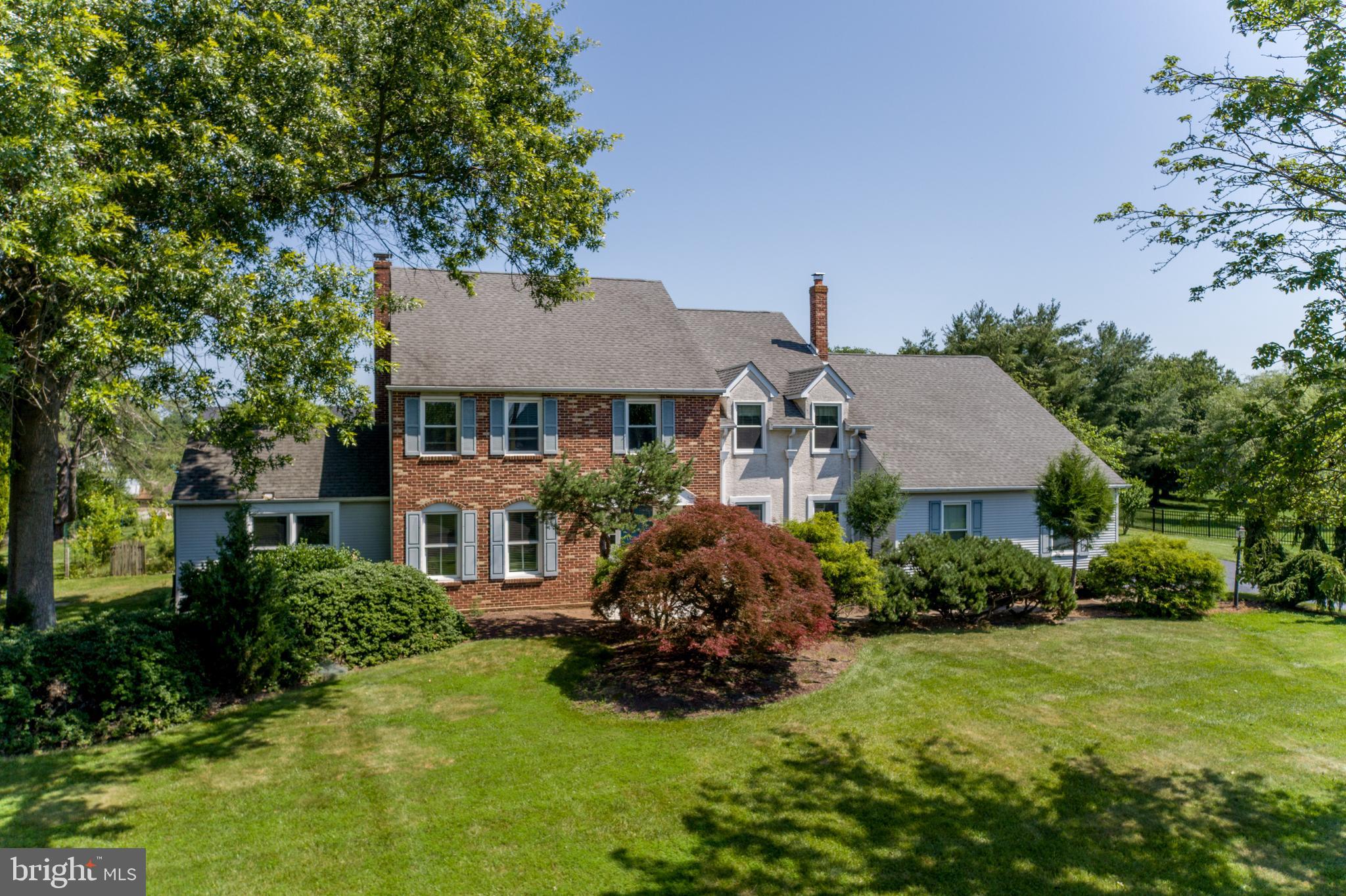 Stately Center Hall Colonial on Private 1.3 Acre Lot with Resort-Style Backyard in rarely offered Timber Valley Subdivision in Holland.
Welcome to this beautiful center hall colonial nestled on a tranquil 1.3-acre lot in a highly sought-after cul-de-sac neighborhood. From the moment you step into the grand two-story foyer featuring a curved oak staircase with a classic carpet runner, you’ll appreciate the thoughtful design and spacious layout this home offers. The heart of the home is the huge kitchen, complete with a sunny breakfast area, rear staircase to the second floor, sliding glass doors that open to a private back yard oasis. Just beyond, relax in the cozy family room with a wood-burning fireplace and French doors leading outside.
Enjoy the ultimate in outdoor living with a stunning 20x40 in-ground heated pool, complete with a spa and waterfall, all enclosed vinyl fencing. A large cabana offers the perfect space for entertaining or relaxing poolside. Inside, you’ll find formal living and dining rooms adorned with crown molding and chair rail, plus a library with cathedral ceiling—ideal for a home office or quiet retreat. Upstairs, the luxurious primary suite is your private haven, featuring a spacious walk-in closet, a separate office wing, and a spa-like bath with a Jacuzzi tub, double sinks, ceramic tile flooring and surround, and a stand-up shower stall. In addition this property has newer windows in most of the home, newer garage doors, freshly paved driveway, lifetime transferrable warranty on the water heater and last but not least, a huge partially finished basement that offers so many options and plenty of storage!
Located with easy access to Route 95, this home is perfect for commuters to Philadelphia, Delaware, New Jersey or New York and is just minutes from shopping, dining and top-rated Council Rock schools.
Don’t miss this exceptional opportunity to own a truly special home in a fantastic location!
This will be an "as-is" purchase.