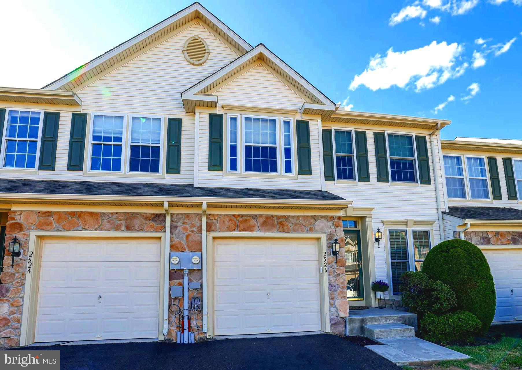 Welcome to this move-in ready and well cared for townhome in the much-loved Orchard Hill community. Featuring 3 bedrooms and 2.5 bathrooms, this home is thoughtfully designed for both everyday living and effortless entertaining.
The main level greets you with gleaming hardwood floors and an open layout that flows beautifully from the spacious living and dining rooms into the heart of the home—a central kitchen with an angled breakfast bar overlooking the family room. Perfect for both gatherings and quiet nights in.
To the back of the home, a sunlit breakfast/sitting area opens to your very own paver patio oasis with peaceful open-space and walking path views—ideal for morning coffee or evening relaxation.
Upstairs, the primary suite with vaulted ceilings, walk-in closet, and private bath delivers comfort, space, and privacy in one. Two additional bedrooms, a full bath, and an upstairs laundry (washer & dryer included) make everyday life simple. Fresh, neutral carpeting adds a crisp new feel throughout.
The finished basement offers an additional approximate 600 sq ft of extra flexible living space for a media room, gym, or playroom—plus an approximate 250 sq ft storage room and a utility area with bonus freezer. The one-car garage even includes a removable ramp for accessibility support.
✔ Major updates include: New HVAC furnace, and windows (2023), brand-new upstairs carpet, garage door springs, dryer and oven heating element (2025). Driveway will be freshly sealed before settlement.
Living here means enjoying Orchard Hill’s walking trail plus quick access to local favorites like The Perk, The Ram, and Free Will Brewing—along with shopping and conveniences in Perkasie.
***Don’t miss your chance to make this Orchard Hill Retreat your next home—or even an investment opportunity. The Association has advised there is currently no rental cap; however, buyers must confirm this directly with the Association. Schedule your private showing today!