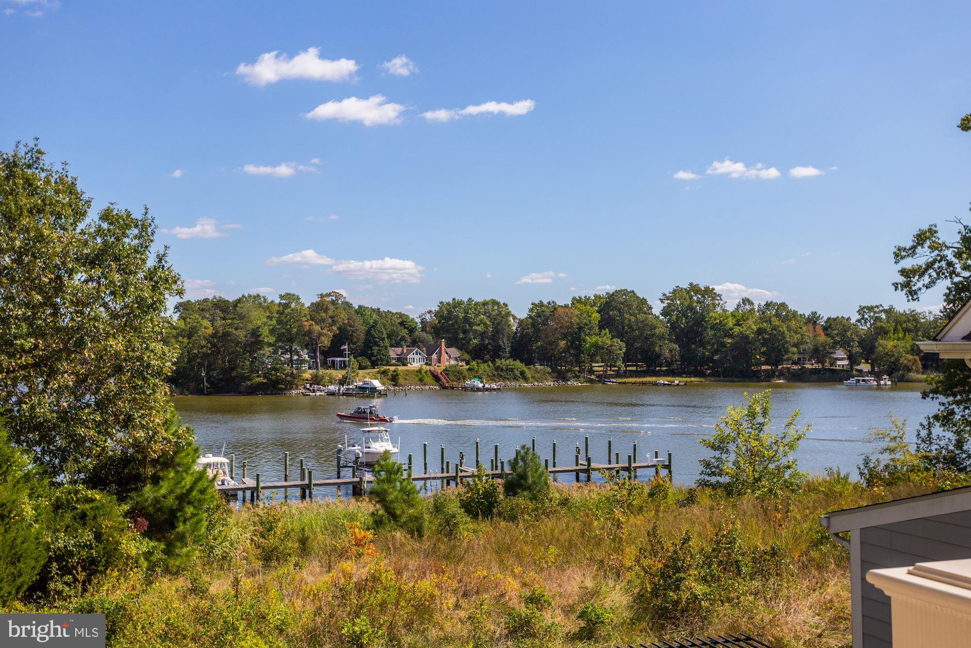 Spectacular custom-built house with deeded boat slip and private pool, just minutes from downtown Easton. Ground floor features a great room opening to covered porch and Gunite pool, full bath, wine room, utility room, and elevator. Designed to maximize the water views, the double living room, gourmet's kitchen, screened porch, dining room, master suite, office, second bedroom and full bath are all on the second level. A second master suite with its own kitchen and laundry are on the third level. Be sure to note the spectacular millwork throughout.This home also has geothermal heat and air, 2 Rennai water heaters, a 48 KW generator, Bose speaker system throughout, Control 4 integrated lighting and TV, and Wi-Fi enabled security camera with DVR and alarm system.