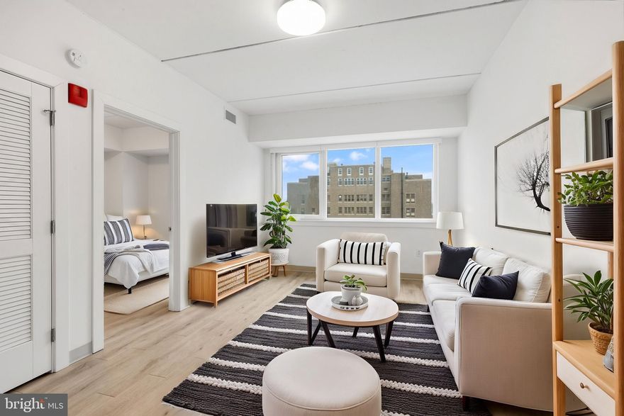 Available NOW | Gross Rent $2,330 - 2 months free on a 14 month lease- NER $1,997. Tenant to receive a credit upon move-in to use how they choose during the lease term. Listed rent reflects leasing special. Leasing specials are for new residents only. Only 1st month and security deposit due prior to move in! *For any applications that are received within 24 hours of a scheduled showing tenant to receive $500 Visa gift card after move in!*

Building Features & Amenities: Elevator, Fitness Center, Garage Parking, Community WiFi, Storage Cages, Bike Storage, Secure Package Area, Co-Working Areas, Stylish TV Lounge, Rooftop Lounge with Green Space, Secure Key Fob Entry, Video Security System.

Welcome to Mily on Green, an upscale residence offering sophisticated living in the heart of the city. Our innovative two- and three-bedroom apartments are designed with modern living in mind, featuring spacious layouts, central air, high-end appliances, and in-unit washer/dryers. Each floor has a storage cage room included in the amenities fee. Unit #402 is a 2 bedroom, 1 bathroom apartment on the fourth floor. Every apartment features sleek kitchens with ENERGY STAR stainless steel appliances and open floor plans that create a bright, airy atmosphere. Luxurious bathrooms boast modern fixtures, while spacious bedrooms are flooded with natural light and offer generous closet space. Located in the vibrant Spring Garden neighborhood, you'll have easy access to shopping at Giant, Aldi, Target, and Whole Foods. Local favorites include Retro Fitness, Green Room, Lorraine, The Fairmount Tavern, Bar Hygge, and tons more! Enjoy a short commute throughout the city and beyond. Call today to experience modern, sustainable living at Mily on Green! Please note: photos are from a different unit; exact layouts & finishes may vary.

Lease Terms:

Generally, 1st month, 12th month, and 1 month security deposit due at, or prior to, lease signing. Other terms may be required by Landlord. $55 application fee per applicant. Pets are conditional on owner's approval and may require an additional fee and monthly pet rent, if accepted. (Generally, $250 one time pet fee plus $25/month/pet rent). Tenants responsible for: electricity, water, gas, cable, and a $75/month amenities fee. Off-street garage parking is available for an additional $300/month. Landlord Requirements: Applicants to make 3x the monthly rent in verifiable net income, credit history to be considered (i.e. no active collections), no evictions within the past 4 years, and must have a verifiable rental history with on-time rental payments. Exceptions to this criteria may exist under the law and will be considered.