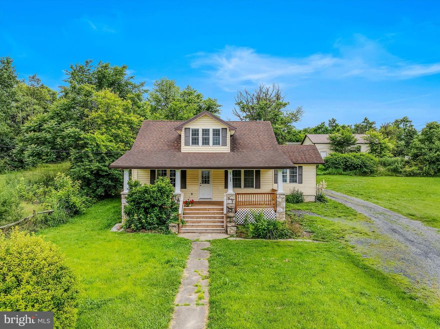 Motivated Seller!! This lovely cape cod home features 5 bedrooms and 2 full baths. The home sits on .57 acres of lush, level land.  Also being offered is another .335 acre lot for an additional $35,100.00. The front porch is perfect for enjoying a morning cup of coffee.  Inside you have a large living room with LVP floors and overhead lighting. The kitchen was updated last year to include grey shaker cabinetry with soft close, granite countertops, stainless steel appliances and a farm sink. The large laundry/mud room features plenty of room for storage and opens to your rear concrete patio. The main level primary suite features LVP floors, a ceiling, and is complete with a large walk-in closet and private ensuite bathroom. Bedroom  2 is also on the main level, perfect for a nursery or guest room. Upstairs you have 3 more generously sized bedrooms with carpet and overhead lighting. The unfinished basement houses your utilities. Outside you have a detached oversized 1 car garage, would be a great workshop. The detached pole barn measure 30 ft x 40 ft with 2 10 ft x 10 ft doors and 11 ft ceilings. This space has tons of potential. This house has plenty of room for your family inside and out. Schedule your showing today!