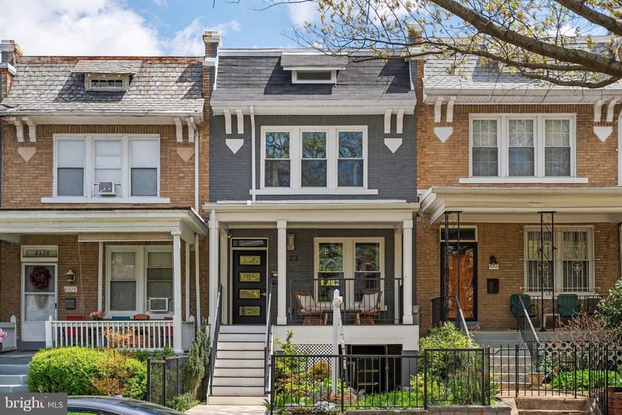 Welcome to 4323 3rd Street Northwest, a stunning blend of historic charm and contemporary elegance nestled in the vibrant Petworth neighborhood. This gorgeous, fully renovated 4-bedroom, 3.5-bathroom home was meticulously updated in 2018, offering a perfect balance of style and functionality.

As you enter, you're greeted by an inviting open-concept living space that flows effortlessly into a modern kitchen, equipped with high-end appliances and sleek countertops. The front porch and rear deck provide ideal spaces for enjoying your morning coffee or hosting gatherings. The beautiful primary suite offers a luxurious retreat with its spacious layout and elegant finishes. Upstairs includes two more bedrooms, another full bath, and stackable washer and dryer.  The home's connected basement is a standout feature, designed with versatility in mind. It includes a large bedroom, kitchenette, laundry facilities, and separate front and rear entrances, making it an excellent option for easy rentals or a comfortable in-law suite.

Step outside to the rear yard, perfect for outdoor activities, while the secure parking offers convenience and peace of mind. Living in Petworth means being part of a vibrant community rich in history and culture, with tree-lined streets, local shops, eateries, and easy access to public transportation, providing seamless connectivity to all that Washington, DC has to offer.  Experience the perfect blend of urban living and neighborhood charm in your new home! 2.25% Assumable VA Loan!