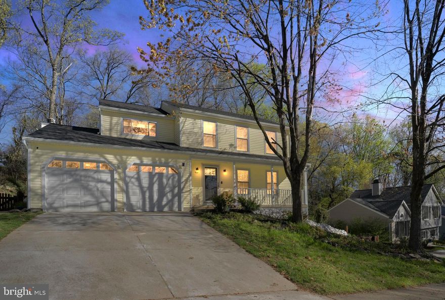 Perched on a hill with a charming front porch that welcomes you home, this enchanting residence has been lovingly updated and thoughtfully transformed over the years—offering a perfect blend of modern convenience and natural beauty. From the moment you step inside, you will be drawn to the heart of the home, where the family room and kitchen fuse to create a truly captivating space. The ✨STUNNINGLY✨ renovated kitchen (2024) will impress you and your guests with every detail: the expansive and beautiful natural Quartzite countertops, large bar top, the sink overlooking the backyard, plenty of cabinets for all your storage needs, modern appliances, the built in 3-in-1 Microwave that can AirFry, convection cook, and microwave, smart switches, under cabinet lighting. Everyone will want to gather here for every meal and holiday celebrations. Whether you choose the family room or three season room as your peaceful retreat, settle in to quietly contemplate nature, listen to bird song, and watch the seasons change right before your eyes. You have easy access to the deck and the completely fenced in backyard from both rooms. Pictures paint more than a 1000 words here. For the nature lover and anyone who wants a moment of reflection, this backyard oasis will make you happy. Spring is a delight here with flowers 🌸🌷🪻🌼blooming, strawberry patches predicting a great fruit season, birds singing and the majestic trees growing their protective canopy much needed later in the summer. Most plants are perennials and very little maintenance is required. Walk up to the pond and watch the goldfish swim gracefully through the water. You may even spy a frog or two. A large shed that has electric and its own delightful deck invites you to an outdoor picnic. Back inside, the living room and updated powder room (2020) complete the main level. On the upper level you will find four bedrooms and two full bathrooms. For added convenience, the laundry room has been moved to this level. The private and large primary bedroom suite features an en-suite updated bathroom (2024), walk-in closet, and access to the balcony overlooking the backyard.  The second full bathroom on the upper level was updated in 2019. The fully finished lower level offers flexible living space with a separate entrance—ideal for guests, au pair, multi-generational living, or rental potential. It features a full kitchen, fifth bedroom, full bath, rec room, bonus room, its own washer and dryer. The entire home has been freshly painted and new carpet installed. Other updates include: chimney liner, cap, and firebox (2022), decking boards for the deck (2023), 50-year shingle roof (2020), garage doors (2020), water heater (2020), HVAC system (2015). A one-year home warranty is included for peace of mind. Come enjoy a tour of this truly special home.