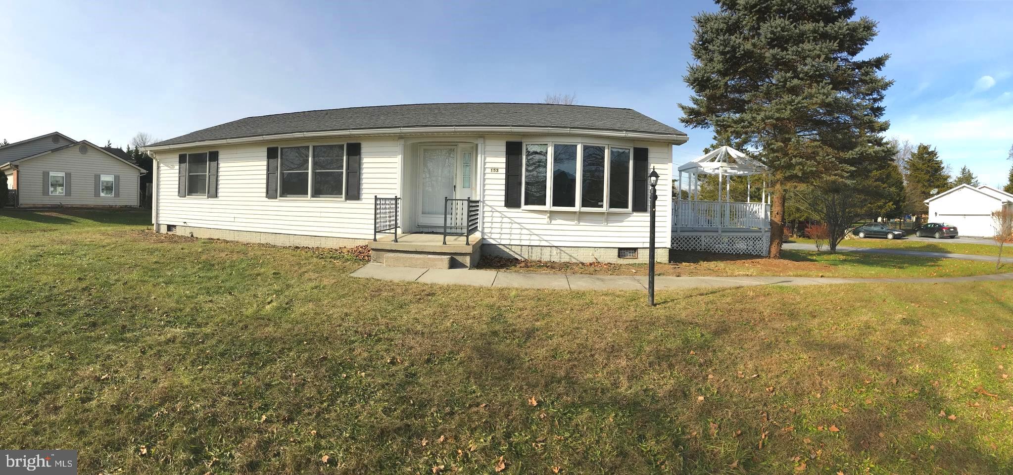 This 3 bedroom 2 bath rancher has been updated throughout. Beautiful new carpets, new bathroom vanities and upgraded kitchen cabinets. A great place to gather. Tons of living space for you and your growing family. There is a stunning sun porch to enjoy the outdoors despite the weather. Outside there is a large deck with gazebo detail. Perfect for all of your summer BBQ's once the weather warms up. A new heat hump was added in 2018. This is a great value for your family at this price! Call to see it today!