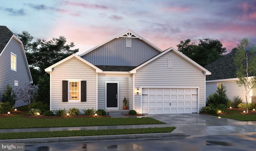 KHOVNANIAN'S ASPIRE SERIES LAST OPPORTUNITY for Main Level Living!  Our Daffodil, design offers 3 generously sized bedrooms 3 luxury baths, a large living area and full two car (or SUV) garage and finished basement all set on an ample home site backing to the mountains! Dillon Farms community is situated perfectly with breathtaking Mountain views and convenient shopping and restaurants literally across the street!  The main living area features a wide-open floorplan spotlighting a stunning professionally designed, wildly popular Farmhouse curated kitchen! Kitchen includes upgraded cabinetry, quartz counter tops, a huge kitchen island, stainless steel appliances multi- cycle Dishwasher, electric Range/ Oven, built in Microwave and Disposal, huge Farmhouse undermount sink, open shelving and a ceramic backsplash ! Vinyl wood The Luxury baths feature black matt Moen fixtures and ceramic surrounds. Quartz countertop, framed mirrors, black matt shower enclosure are featured in the primary bath! Energy Efficient- Propane heating and hot water, Barricade Plus house wrap and 'Air Tite' energy seal package, 14 SEER air conditioning, low E double pane windows, insulated fiberglass front door, wifi  thermostat and home tech package are a few more luxury features included! The bright walk out basement is finished with a giant rec room and full bath!   Ask about Closing Costs paid by Builder with the use of K Hovnanian American Mortgage.