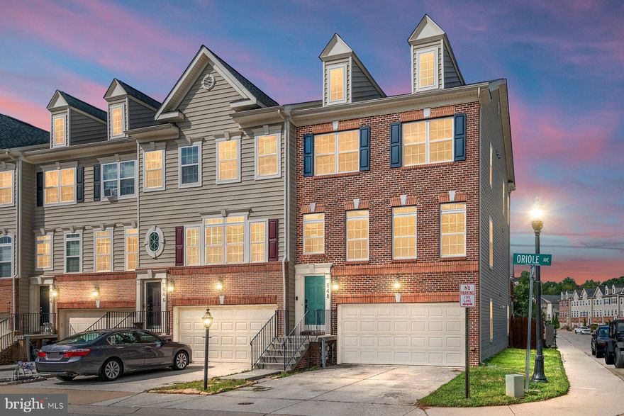 * * * VA ASSUMABLE LOAN @ 3% Int rate * * *Welcome to 848 Oriole Ave, this immaculate brick front townhome in the coveted tanyard springs community is ready for its new owners. The community boasts a variety of amenities, including a clubhouse, fitness center, playground, and multiple swimming pools. Its well-maintained walking and biking trails provide residents with scenic views of the surrounding woods, making it a perfect spot for outdoor enthusiasts. Located just minutes from shopping centers, restaurants, and entertainment, providing residents with easy access to all the amenities they could need. With its exceptional location, modern amenities, and breathtaking scenery, it's no wonder why Tanyard Springs is one of the most desirable communities in Glen Burnie. This home will not last long; schedule your showing today!