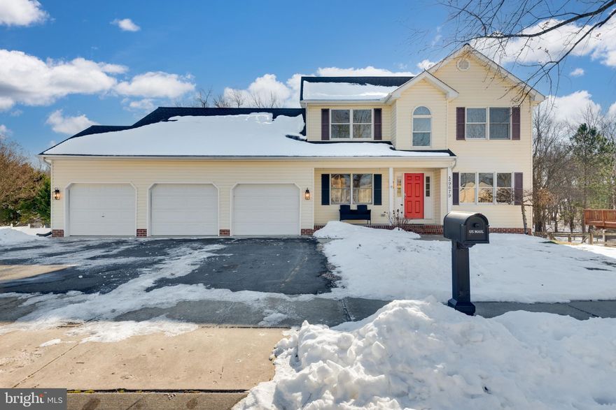 This Stunning Colonial Offers Both Elegance and Functionality, Featuring an In-Law Suite on the Main Level and a spacious Three-Car Garage, all Nestled on a Beautifully Cleared, Fenced-In Lot that Backs to Serene Trees. The Home has been Meticulously Updated, Including a Full Renovation of the Expansive 27’ x 12’ Kitchen just Four Years Ago. The Kitchen is a True Chef's Delight, Complete with an Island, Breakfast Bar, Sleek Quartz Countertops, a High-End Six-Burner Gas Stove, Premium Hood, Deep Farmhouse Sink, and Stainless-Steel Appliances. It Seamlessly Opens to a Large Family Room with a Cozy Wood-Burning Fireplace and Custom Built-In Cabinetry, Creating an Inviting Space Perfect for Both Everyday Living and Entertaining.  

Step Outside from the Kitchen to the 25’ x 12’ Maintenance-Free Deck, Where You can Enjoy Peaceful Views of the Surrounding Woods. The Large In-Law Suite, Located just 15 feet from the Kitchen, Provides a Private Retreat with Plenty of Space and Comfort. The Main Level is Enhanced by Upgraded Flooring Throughout, Adding to the Home's Appeal.

Upstairs, the Luxurious Primary Bedroom is Complemented by a Spa-Like Bathroom Featuring a Jetted Tub and a Large Walk-In Shower. Additionally, there’s a Spacious 21’ x 12’ Second Bedroom, a Third Bedroom, and a Den, All with Brand-New Carpet.

The Walk-Out Basement is a Bright and Inviting Space, Thanks to the Windows and Slider Doors that Allow Natural Light to Pour In. It also Includes a Full Bath and a Newer Water Heater. The Roof was Replaced just Four Years Ago, Ensuring the Home’s Long-Term Durability.

This Home Offers a Perfect Blend of Modern Amenities, Private Spaces, and an Ideal Location, Making it an Exceptional Place to Call Home.