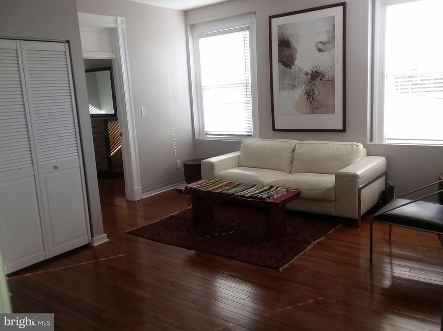 Move in Ready 1 Bed, 1 Bath Furnished Unit, Utilities and 1 Parking  space included.  Luxurious Living right here on Reservoir Hill. Unit is Exemplary, Open, Spacious with Lots of Natural Light.  Natural Hardwood Floors, Ceramic Tiled Bath, Kitchen, and Backsplash. Granite Countertops, Stainless Steel Appliances, Full size Washer and Dryer, Studio Size Picture Windows.  Exclusive Entrance Door and Rear Porch.  A Welcoming Choice, call for your Tour.  Brilliantly designed! Enter into the Main Level Hallway, through a Cathedral inspired Arched Entrance. proceed to a Magnificent Glamorous view of the Grand Opera inspired stair case. The Best continues as you enter the Unit that encompasses sky views like no other, close to downtown attractions and major travel routes.