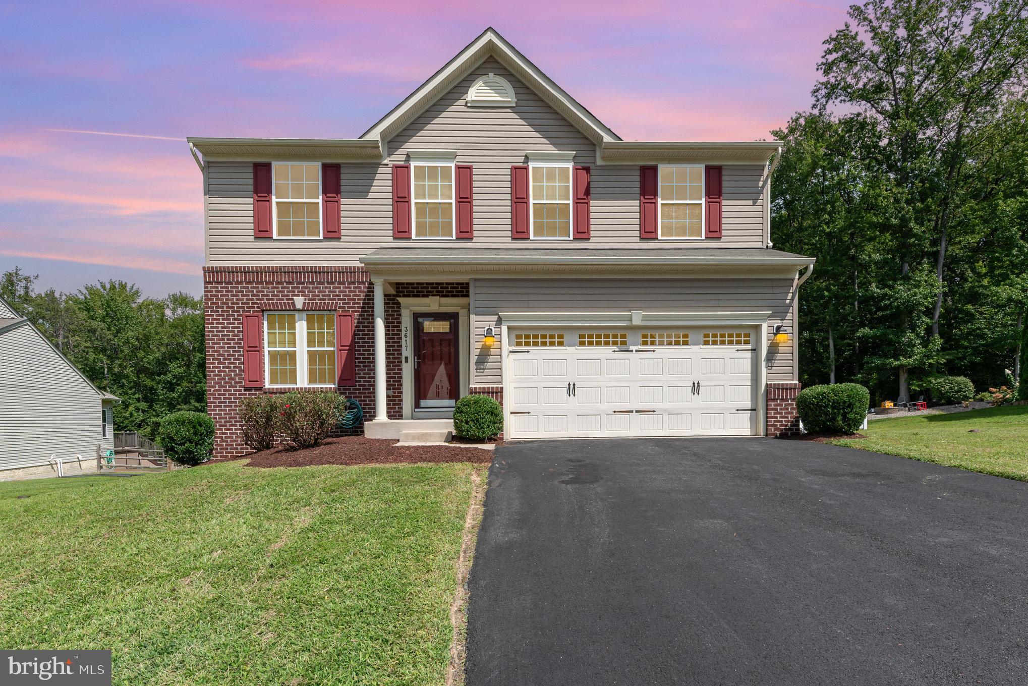 Welcome home to this beautifully maintained 2-story Colonial offering 4 spacious bedrooms and 3.5 bathrooms. Gleaming wood floors flow throughout the main level, complemented by a cozy fireplace in the living room—perfect for relaxing evenings. The large primary bedroom has his and hers walk-in closets and a beautiful spa-like bathroom with double sinks, a soaking tub, and a separate shower. The finished basement provides additional living space ideal for a rec room, home gym, or guest suite. Step outside to a generous deck overlooking a flat, fenced-in yard—perfect for entertaining, pets, or play. HVAC was replaced in 2024, and the land was surveyed in 2023. Home owner is leaving a Honda generator, 26" snow blower, and all garage shelving. This home combines classic charm with modern comfort in every detail!