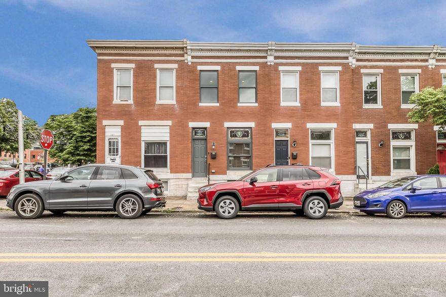 Approximately 7 years left on CHAP tax credit!Exquisite renovation in the heart of Brewers Hill! This home has been completely renovated from the studs out with construction finished in 2016. Turn key and renovated with the modern buyer in mind. This home features gleaming hardwood floors, gourmet "cooks" kitchen w/granite ctops/kitchen island/ss appliances/breakfast bar & table space, first floor half bath,updated bathrooms,updated electrical and lighting & a deck and patio! Large unfinished basement for all your storage needs. Street parking readily available. Close vicinity to Canton Crossing & Canton Square!