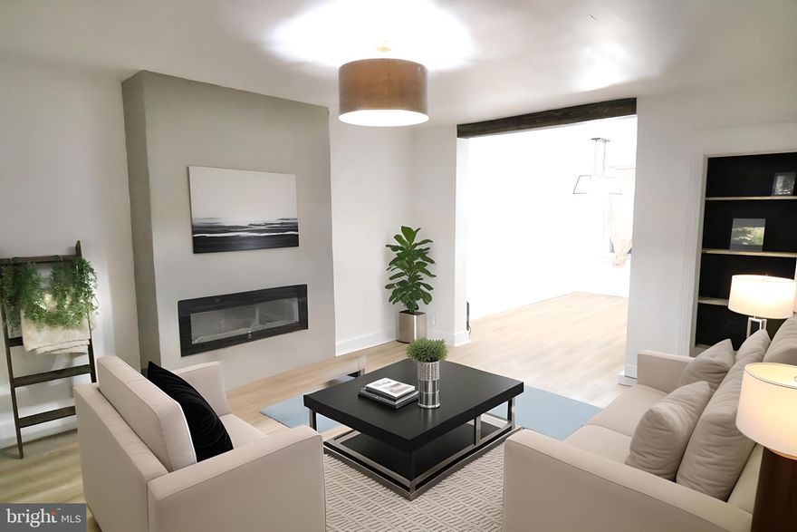 Charming 3-Bedroom Contemporary Home in Feltonville This beautifully updated 3-bedroom, 2-bathroom contemporary home in the heart of Feltonville blends earthy, modern design with practical living. The layout is perfect for entertaining, featuring a stunning gray fireplace that adds warmth and style to the living space. The kitchen is a true highlight, complete with sleek 42-inch white cabinets, a new quartz countertop, and access to the rear patio. The modern design continues into the newly renovated bathrooms. Other key features of this home include:  - Inviting living areas  - Freshly updated bathrooms with contemporary finishes  - Neutral tones and earthy accents throughout  - Large windows allowing natural light to flood the space  - A welcoming yard  -3 entrances  Schedule your showing today and envision yourself in this exceptional home!