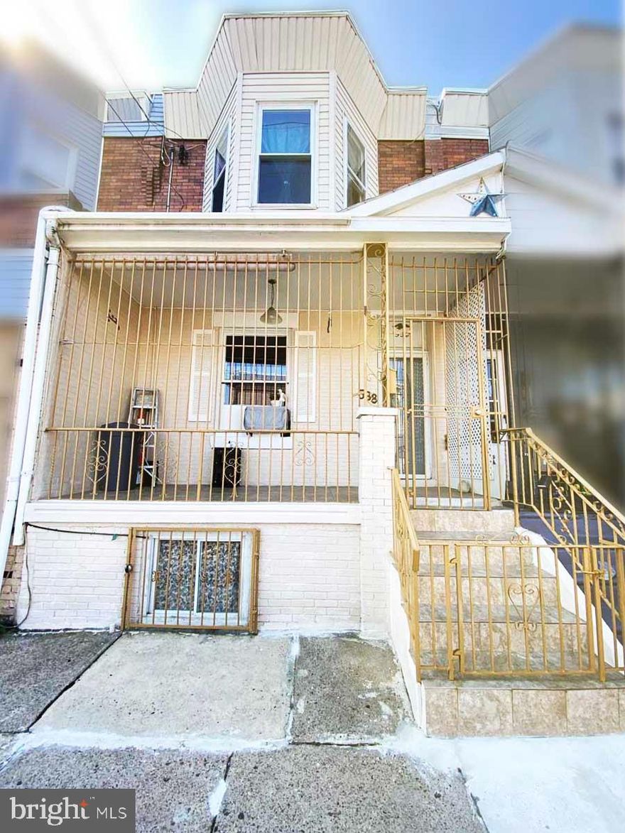 HUGE PRICE REDUCTION!!Welcome to this charming property on Pike St 📍, located in the Hunting Park neighborhood of Philadelphia 🎇!
As you arrive, you'll be greeted by a covered front porch — a perfect bonus to the home’s already delightful curb appeal, offering extra outdoor space to enjoy 🏡.

Step inside and you'll appreciate the good condition of the walls, ceilings, and flooring. The spacious living room welcomes you with plenty of natural light and comfort.

At the back of the first floor, you’ll find a generous kitchen and dining area featuring Formica countertops, a tile backsplash, and ample cabinet space — everything you need for everyday living and entertaining. This space also leads out to a nicely sized backyard, perfect for relaxing or gardening.

🆙 Upstairs, the home features three well-proportioned bedrooms, each with its own closet space, and a full, well-maintained ceramic-tiled bathroom 🚿 — ideal for relaxing after a long day.

Downstairs, the semi-finished basement offers great potential — transform it into a "man cave," family room, home gym, or anything else your imagination allows!

This home also boasts a convenient location near shopping, dining, public parks, and more 🍕🍙🍖.

✨ An absolute MUST SEE — you won’t be disappointed!