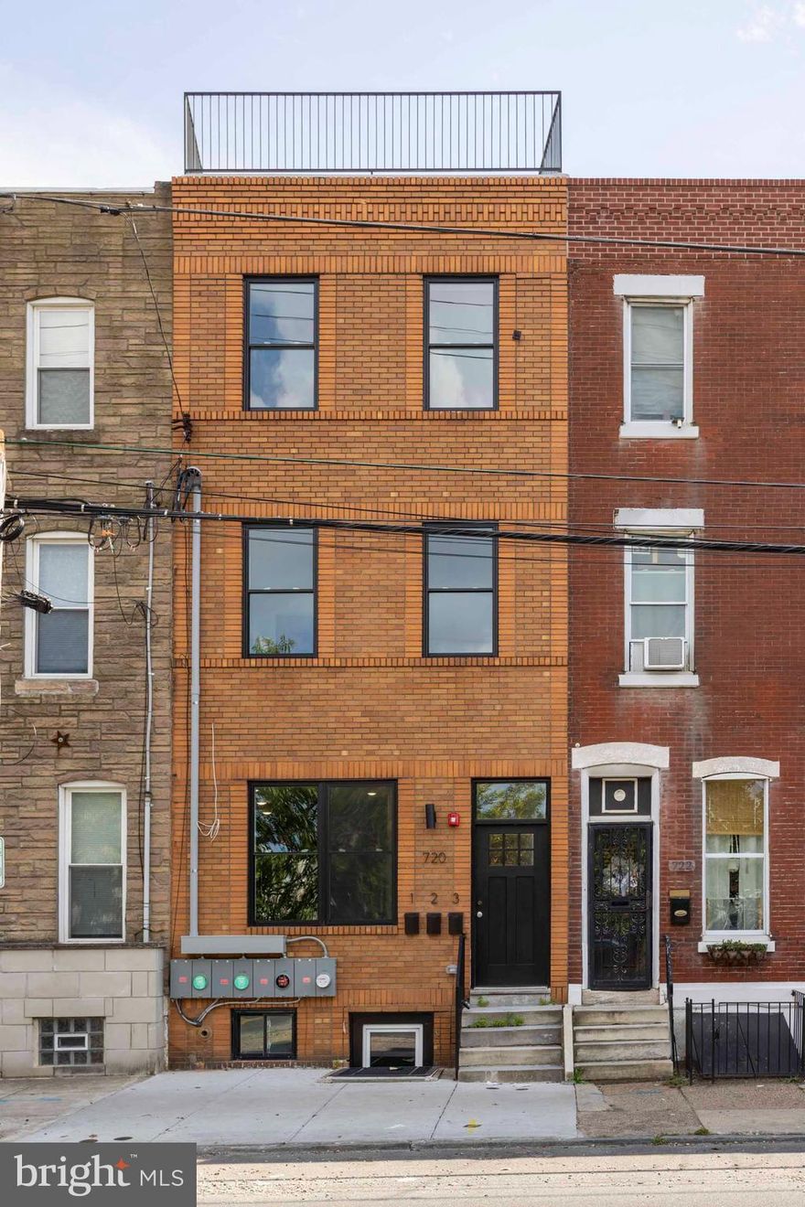 Welcome to 720 Christian Street! This beautiful, fully renovated triplex resides in the heart of Bella Vista and features (3) 2 bedroom units. Each unit boasts hardwood flooring throughout, tons of natural light, spacious bedrooms, and stainless steel appliances. This fully occupied triplex offers a massive roof deck, perfect for entertaining guests throughout the summer months. Across the street from John's Water Ice and in walking distance to Emmy Squared, Fiorella, Saloon, Angelo's Pizza, the Italian Market and tons of other Bella Vista favorites, this property is truly in a perfect location. 720 Christian Street is complete with a 10 year tac abatement, schedule your showing today!