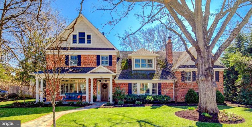 Situated on one quarter acre of land in the heart of Alexandria City on a quiet, wooded street this stunning, renovated and stately colonial home with over 3400SF has it all.   An eat-in,  gourmet open kitchen features granite countertops, Thermador appliances,  an abundance of counter space,  and a wine fridge.  Gather in the family room off the kitchen that features coffered ceilings, speakers in the ceiling, hardwood floors, plantation shutters,  and a half bath for your guests.   The open floor plan makes this the ideal  home for large gatherings and entertaining.  The upstairs has 4 bedrooms,  3 full baths and full size washer and dryer.   The lower level features a separate entrance ideal for an au pair or in-law suite,  one full bath, a bedroom and  a second set of full size washer and dryer.   The lower level bedroom can be used for a gym, playroom or an additional family room that is able to be completely shut off from the rest of the home.   The fenced in back yard is flat and is perfect for your four legged friends and children.  A walk up attic offers tons of storage as well as another storage room on the lowest level.  Very close to many  local schools, grocery, bus stop, 1 mile to Braddock Metro,  12 miles to DC, and minutes into  Old Town, this centrally located home has it all!