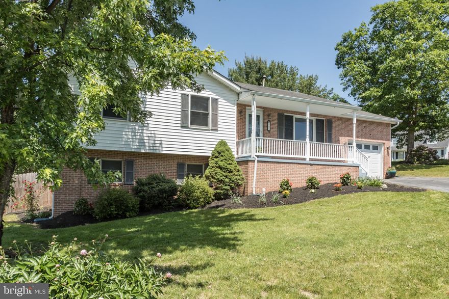 Great opportunity!  East side of Winchester. Convenient to everything and a favored location for commuters.  Large eat-in kitchen,  center butcher block island and stamped tin  backsplash.   Sliding glass doors take you out to a family size deck and just off the deck is a fire pit area and large fenced in back yard. 
Three spacious bedrooms upstairs with two baths and then additional living space downstairs and additional bedroom, 3/4 bath, family room/playroom and large laundry room.  
The HVAC was just replaced in 2022 and the owner  is putting a new roof on before closing.  Home has been freshly painted and just waiting for your decor.  Did I mention it is on a corner lot.
Don’t miss it!