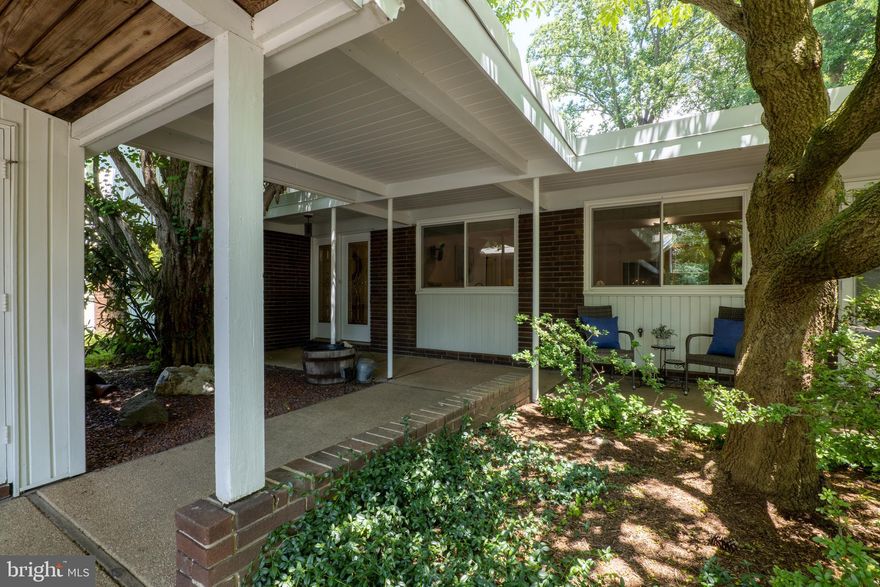 first floor living at it's best in this awesome mid-century modern sugar built home with addition and beautiful pool & hot tub.  bright and updated eat-in kitchen with large pantry. stunning views of the lush rear yard from your living & dining rooms with elevated ceilings. family room addition is perfect for enjoying a movie or spending time with family. also included is a half bath and storage room w 2nd fridge and laundry. relax by the fire in your cozy den with built-in bar storage. roomy master suite allows for sitting area and offers separate dressing area w walk-in closet and bath where you can unwind in your steam shower. two additional bedrooms and full bath complete your lower level. retreat upstairs to your bonus/rec room, 4th br and 3rd full bath as well as 2 storage rooms. enjoy the modern day conveniences of updated windows/doors/roofing while still maintaining the mid-century charm. absolutely tranquil outdoor sanctuary. starting with the expansive covered patio lining the private rear yard to the refreshing pool surrounded by stunning plantings and calming pond. enjoy year-round with your secluded hot tub. 3 storage sheds. all tucked-away in a quiet cul-de-sac in stevenson, a super convenient location to 695/83, shops and more!