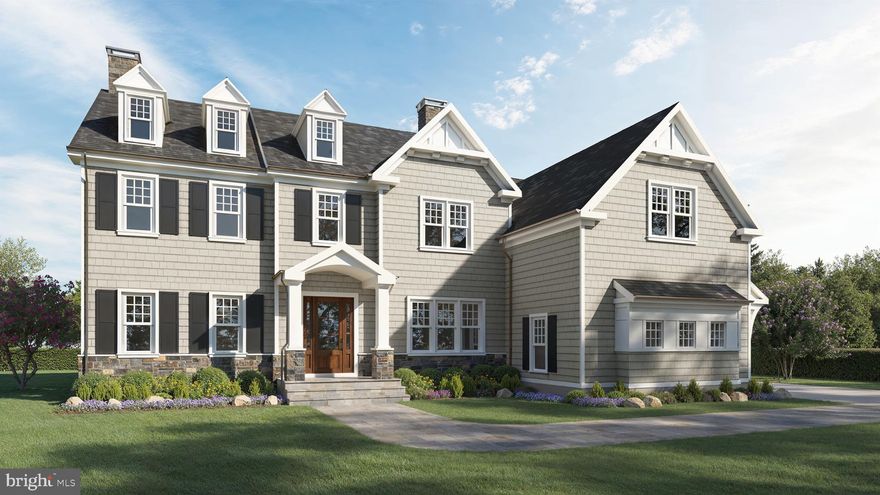 Set along one of Devon’s most coveted roads, 214 Sugartown presents the Rittenhouse by Foxlane Homes—a thoughtfully designed, design-ready home offering the rare opportunity to tailor every detail to your vision. Featuring 4 bedrooms, 3 full baths, and 1 half bath, the home is complemented by a 3-car attached garage plus a 2-car detached garage for an exceptional 5-car capacity. Timeless architecture is paired with elevated, curated inclusions. From Sub-Zero and Wolf appliances to custom cabinetry, quartz surfaces, and a lighting plan by Visual Comfort—while generous design allowances—including landscaping—and dedicated studio time with an interior designer provide flexibility and ease throughout the design process . With 10’ ceilings, refined millwork, Andersen windows, and a seamless indoor-outdoor flow, the foundation is already exceptional; now ready to be shaped into something distinctly yours.