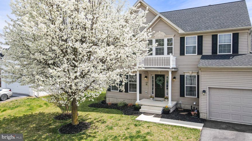 Discover this exquisite colonial residence nestled within the charming Stonebridge Golf Course Community, where a wealth of amenities awaits you. Enjoy access to a sparkling community pool, basketball and tennis courts and community playground with walking trail. Conveniently located across from the community is the delightful Sycamore Restaurant, perfect for leisurely dining.  Many upgrades including a New Roof, Brand New Kitchen, Upgraded Appliances and Brand New Water Softener!

This stunning home boasts four spacious bedrooms and three and a half baths . Step into the inviting living room or enjoy meals in the separate dining room. A sun-drenched sunroom extends from the large kitchen, which features a magnificent island and stainless steel appliances, perfect for culinary enthusiasts. The cozy family room , complete with gas fireplace, offers an idea space for relaxation.

Retreat to the master bedroom, a true sanctuary, featuring  soaring cathedral ceilings, a generous walk-in closet, and a relaxing en suite equipped with a double sink, soaking tub, and a separate shower. The expansive full basement provides ample space for family gatherings, complete with a full bathroom and a laundry room. The basement has a walkout entrance that leads to the picturesque yard that backs to woods.
The flat backyard promises endless opportunities for family enjoyment and outdoor activities.  This exceptional home is conveniently situated near Route 9, Interstate 81 and the Amtrack train station., making it an ideal choice for commuters and travelers alike. Don't miss the chance to see this remarkable property- schedule your visit today before it slips away!