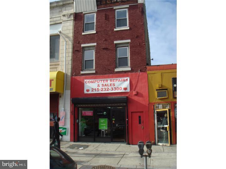 It's a great investment property. The rear part of this building only one story, you can easily build two more stories there. Thgis property has a broad street store front. The store front can be expanded. There are 7 residental apartments and one commercial space. Come to check it. It is a milk cow.