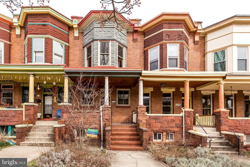 This one of a kind Charles Village home oozes intricate woodwork and design reminiscent of the Arts and Crafts Movement. Built in 1920 this home still retains the original wooden beams, unique wainscoting with picture ledge, built-in benches, Craftsman cabinet, mantel and wood floors. The first floor has a large open living and dining room, half bath and updated kitchen with concrete countertops with bar seating opening onto a rear porch for entertaining. The second floor has three spacious bedrooms all retaining the original custom wooden wardrobes and mirrors along with a full bath with original clawfoot tub. Lower Level is unfinished but has terrific ceiling height should the new owner want to finish off space or keep it for storage, workshop or perhaps use for rollerskating. This is a special block of Guilford Ave where all the yards are very deep backing to a private gated walkway.  Many recent updates including new windows (2015) with exception of one in kitchen, new high-velocity central air conditioning (2015), New Rubber Roof (2017), Relined Sewer Line (2012), Hot Water Heater (2013), Waterproofed rear basement wall, Nest Thermostat and Smoke Detectors. Fantastic location on the Guilford Ave Bike Lane, 1/2 block to upcoming 26th Street Green Space, Close to Penn Station and MARC Train, Hopkins Shuttle, Waverly Farmers Market, Hopkins Homewood Campus, Wyman Park and so much more. Love City Life! Charles Village Special Benefits District Surcharge Tax is $233.25 annually. Seller is looking for a 4/3-4/10 closing.