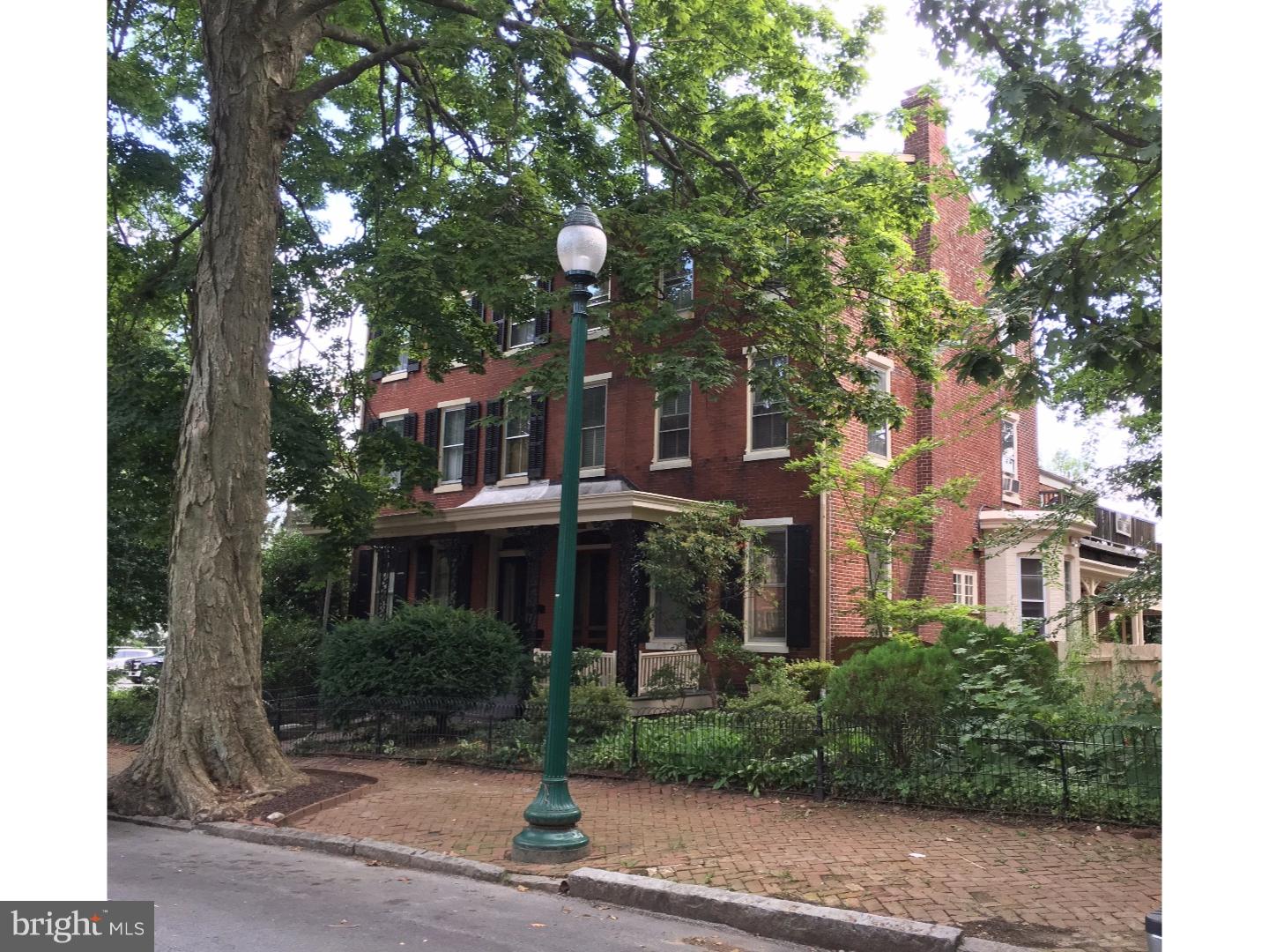 Vintage 1800's 3 story Duplex twin on very desirable tree lined street, easy walking distance to the Center of Town. Deed Lineage attached. Maintenance free exterior, deck and patio for 1st floor tenant, 1-car off street parking in rear alley. Turn of the century wrought Iron entry gate, paved brick walk-way. Gorgeous entrance foyer with solid Colonial style doors. Three entrances to both units. Lg LR with working Brk F/P, newer liner. bed-rm with side exit/entry. Great closet space t/o, solid 4 inch thick pocket-door with glass Add bedrm, full bath-rm, Lg formal Dining-rm, Kitchen, with stackable laundry and o/e to rear deck/patio. This unit has separate utilities) heat, hot water and electric was paid by Last tenant who was paying $1300 a month in 2012. More realistic to get between $1500-$1700 in today's rental market. Owner paid the sewer,& water for this unit when it was rented. 2nd&3rd Floors are currently owner occupied, with a 500 sq ft deck to enjoy as well as lattice for privacy. Separate laundry room on the 2nd floor and rear staircase to A well manicured and landscaped yard and off street parking for 2 vehicles for this unit. Permit parking available on street Approx $10 per year.Lg Living-rm, huge Formal-dr, kitchen, 3 bedrooms and 2 full bath-rms between the 2nd&3rd floors. Fresh Paint t/o newer bathroom on 3rd floor. Newer roof work. Owners have meticulously maintained this amazing Large Colonial Twin. Closet space is spacious great use of back/back closets, Beautiful Hrdwd fls, iron railing, cabinets. Updated heating, electrical, and mechanical systems. This would be best suited for owner occupant with a tenant on 1st fl. paying a good portion of the mortgage. However, Dividing into 3 possible units may be possible. Check with West Chester Borough on any expansion or division plans for this property. If one wants to rent the 3 bedroom unit rental prices can range from $2200--$2500. Don't miss this Beauty!