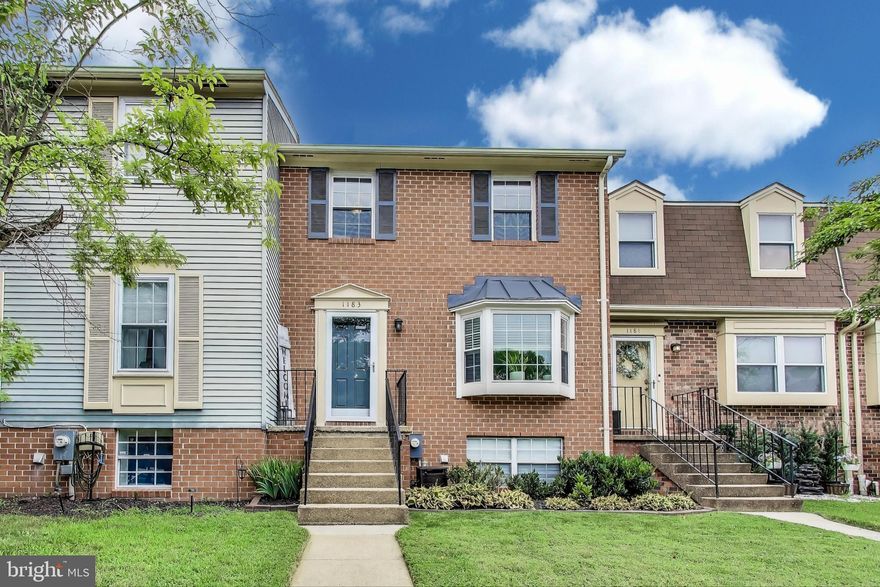 Don’t miss your opportunity to move into this beautiful townhouse with tons of upgrades in the sought-after Elizabeth's Landing neighborhood. This water privileged community includes private pier access with a boat ramp and a private beach. The main level has an eat-in kitchen, a spacious living room, and access to the newly installed deck. Upstairs there is a large primary bedroom with a walk-in closet, two additional bedrooms, and a full bathroom. In the basement, you'll find a large recreation room, and half bath, the utility/laundry room, and walkout access to the fenced in backyard.  This commuter-friendly home with no water or sewer bill is conveniently located near Baltimore, Washington D. C. , Annapolis, and all the major military bases! Schedule your showing today.