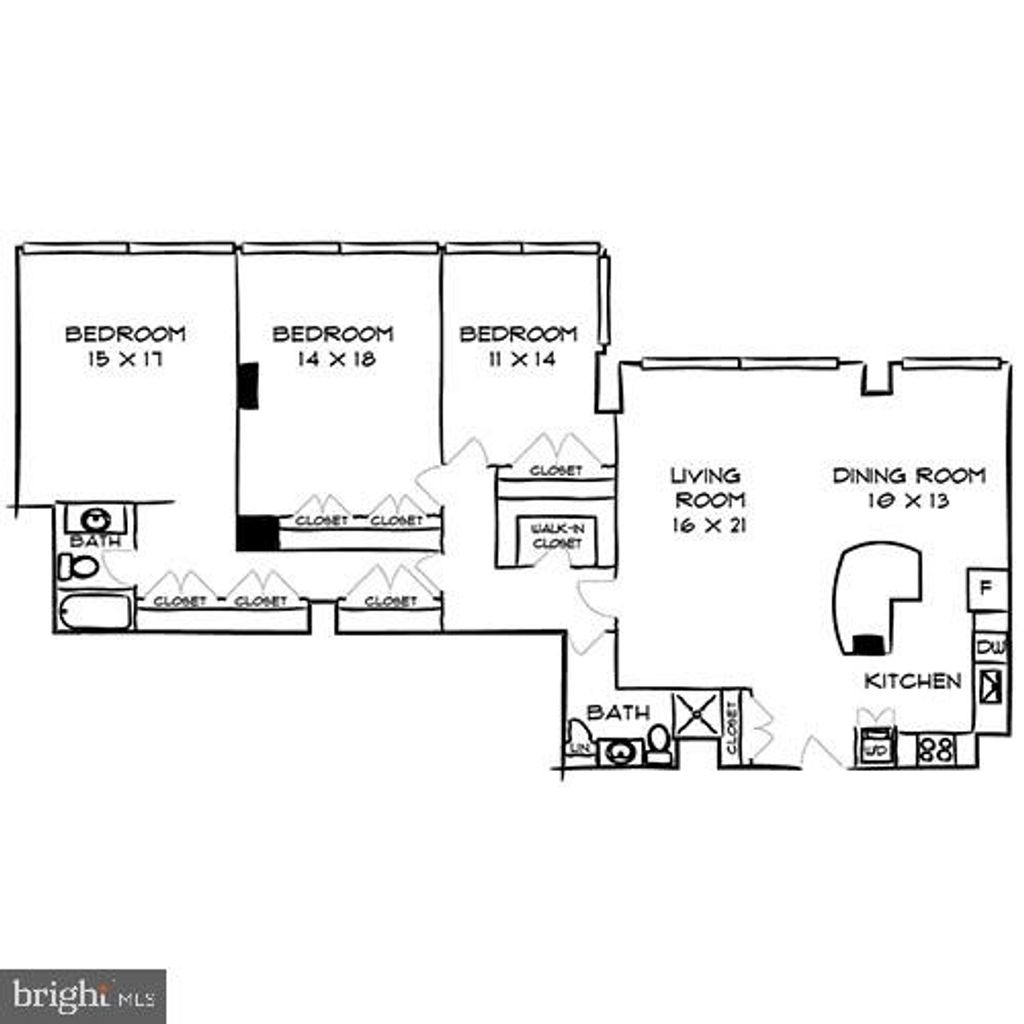 Photo of 1815 John F Kennedy Boulevard #3B-2908, PHILADELPHIA, PA 19103 (MLS # PAPH2560208)