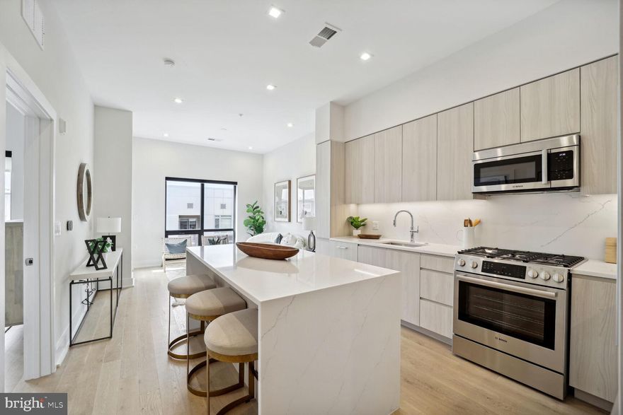 Penthouse 1 bedroom 1.5 bath with den in the DC area's best selling brand new community, Dylan at Potomac Yards Condominium. Residence features engineered wood flooring throughout, panelized Bosch appliances, quartz countertops, kitchen island, full sized W/D, 10' ceilings, amazing90 sq ft open balcony, Waterworks fixtures, luxury bath tiles, garage parking, western sun and more. 

Located in the new Potomac Yards Innovation District and only one to two blocks to CVS, Giant, and new Potomac Yards Metro Station. Across the street from playground, jogging trail, tennis and basketball courts. 

The community has 10 hr daily conceirge, art room, fitness center, conference room, two rooftop club rooms and terraces with grills and DC views, on site manager and engineer, park, and pet wash. 

Sales Office and multiple models on site open Fri-Tues from 11am-5pm. Two plans options available  in the community.