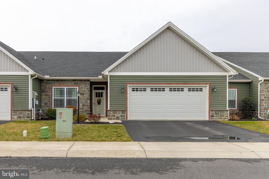 Welcome to convenient and luxury living located at 103 Cardinal Avenue! This home built in 2020 has been meticulously maintained and provides convenient one level living.  Featuring an open floor plan with spacious living areas, this 2-bedroom, 2.5-bathroom property is move in ready for those who are looking for a new place to call home. Each bedroom features a private bathroom and abundant walk-in closet space.  Additional space at the front of the home could be used for an office or converted into a third bedroom.  Setting this property apart from the others in the neighborhood, the back yard opens directly into the community common area allowing quick access to walk your dog or entertain your guests.  The sellers expanded the patio providing ample space to gather or relax. Other features include updated storm doors, accessible hallways/doorways, a fire suppression system, sound proofing between the units, and a 2-car garage. Located in a peaceful neighborhood, this home also offers easy access to local shopping, amenities, and dining. Don't miss out on the opportunity for easily maintainable living, reach out for your private showing today!