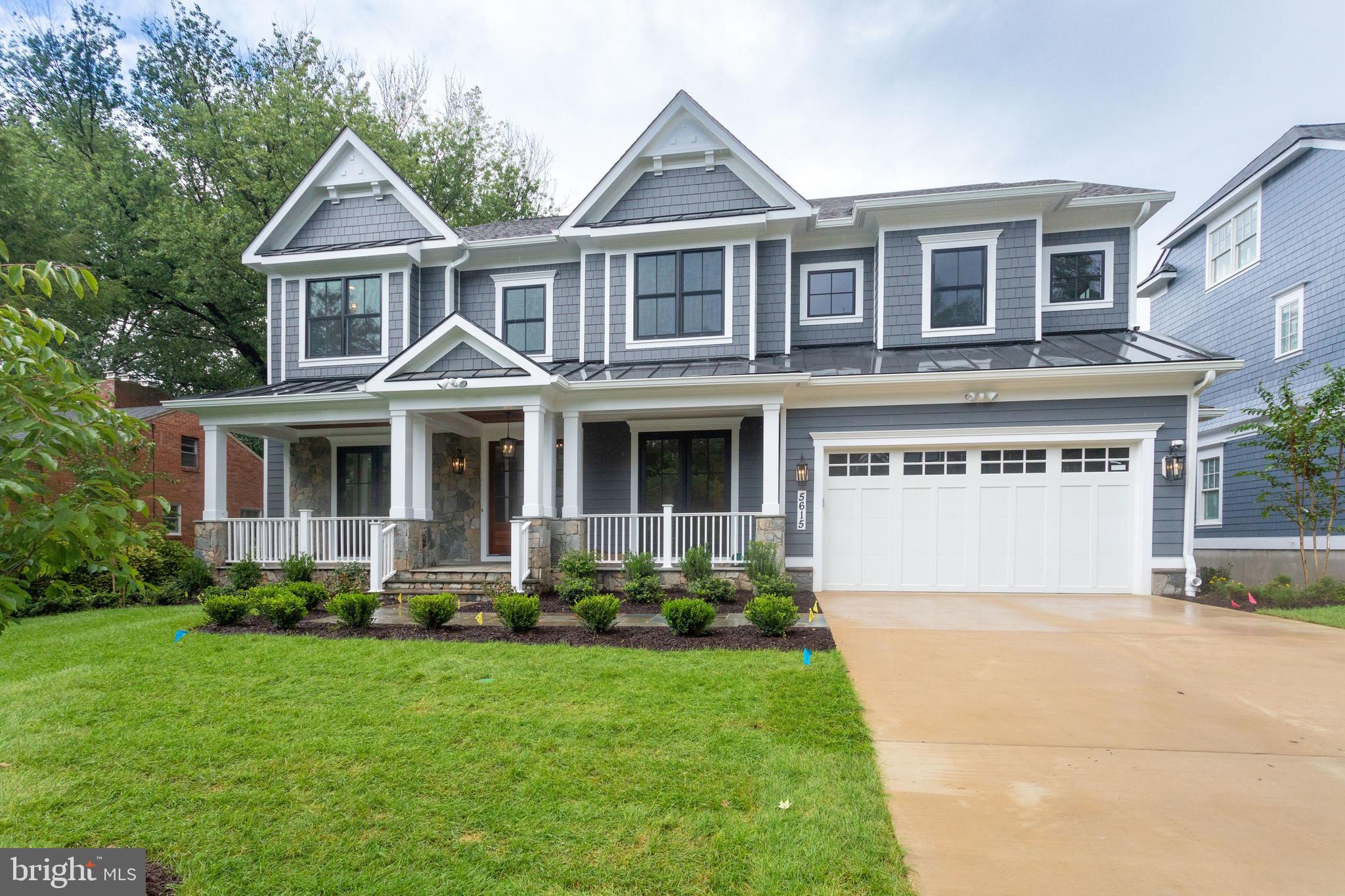This exceptional custom-built residence by Mid-Atlantic is a true masterpiece of luxury and design, situated in the prestigious Whitehall Manor neighborhood of Bethesda, just steps from Edgemoor. Just a mile from Bethesda Row, Woodmont Triangle, and the Metro, it offers an unparalleled blend of sophistication, convenience, and modern elegance.
With over 7,300 square feet of exquisitely finished living space across four levels, plus additional outdoor areas, every detail has been meticulously designed for unmatched comfort and style.
A beautifully hardscaped front porch welcomes you into the home, offering a charming space to relax and enjoy the surroundings.
At the heart of the home, the gourmet chef's kitchen boasts an oversized island, stainless steel appliances, a wine/beverage
refrigerator, and a butler’s pantry for added convenience. Thoughtful details include designer finishes, high-end cabinetry, and premium fixtures. A family powder room is conveniently located off the mudroom.
Expansive collapsible glass doors open to a screened-in deck and lead to a secondary exposed deck with steps down to the rear yard, creating a seamless indoor/outdoor living experience with breathtaking northwest views. The Great Room features an oversized gas fireplace and built-in speakers, perfect for entertaining.
A first-floor bedroom with an en-suite bathroom offers versatility for guests or multigenerational living.
The Primary Suite is a luxurious retreat, complete with a private rooftop terrace and his-and-hers custom-built designer closets. The spa-inspired bathroom showcases elegant tiling, double vanities, an oversized shower with wall-mounted shower jets, and a stand-alone soaking tub—creating the perfect at-home spa experience.
The upper level includes four additional bedroom suites, each with an en-suite bathroom, along with a spacious laundry room.
The top-level loft provides the perfect space for a family retreat or in-law suite, featuring two bedrooms, a full bathroom, and abundant natural light from skylights.
Designed for entertainment and relaxation, the walk-out lower level features two additional bedrooms, each with en-suite bathrooms, along with a home gym/fitness area, a bar, and a billiards space. A French door opens to a hardscape covered patio overlooking the rear yard, creating a serene and private outdoor retreat. The expansive backyard offers ample space for outdoor recreation and future enhancements.
The home is complete with a two-car garage featuring high ceilings and ample storage.