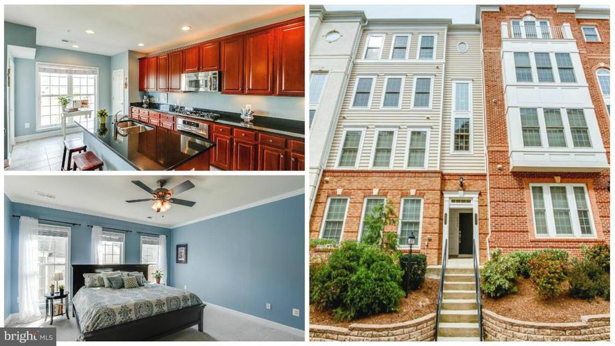 Bright, Gorgeous, Must See describes this town house style condo in sought after Potomac Club.Featuring gleaming hw flrs,crown mldg,chair rail,gourmet kit w/ stainless steel appliances and granite counters,FP in family room off kitchen,large rooms,luxury master bath with double vanity,garden tub,sep shower,upgraded ceramic,mbr walk-in closet,upper level loft/sitting room,laundry br level & more.