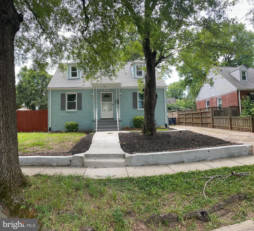 Come see this beautiful, bright, recently updated and well maintained 3-bedroom 2 bath Cape Cod with new windows, new roof, waterproofed basement, renovated baths, remodeled kitchen with Butcher Block countertops. Conveniently situated near the Metro station and the major beltway. All new paint and new flooring, Water heater (40gal) installed 4 years ago, Roof just replaced 6 months ago, this home is in move-in condition. Other features include a fully finished basement,  bedroom with a sitting area in the finished attic ,outlets and plumbing for a second kitchen in the basement and a spacious fenced backyard.    Make this home yours!