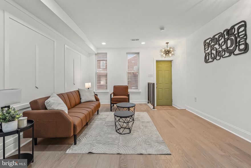 This beautifully renovated home features two generously sized bedrooms and two spa-inspired bathrooms, offering the perfect blend of comfort and modern style. The open floor plan provides excellent space for entertaining, while the two-toned kitchen cabinets, rose quartz countertops, and stainless steel appliances add a touch of elegance.

Enjoy outdoor living with a private fenced patio, ideal for relaxing or hosting guests. Conveniently located just minutes from Johns Hopkins Hospital, Harbor East, and Downtown Baltimore, this is the first of six stunning homes completed on this charming block