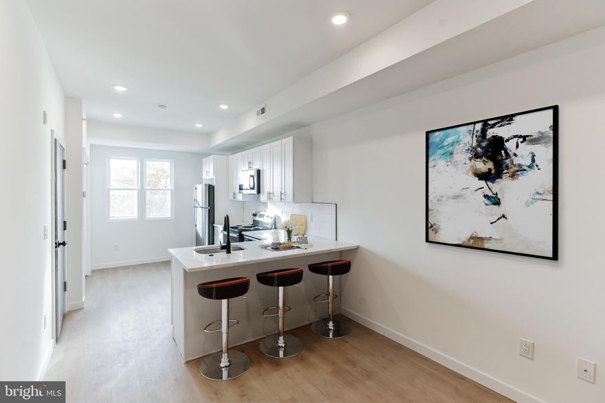 Advertised rent reflects average rent after 1 month free on 13 months special is applied.

Welcome to 812 N Holly St, a beautifully renovated building offering three pristine units, all available for immediate occupancy. Located in the heart of Belmont, this property is just blocks away from a convenient trolley stop, the Zoo, and the bustling shops of West Philly. Each unit is thoughtfully designed with modern features such as recessed lighting, central air for year-round comfort, new flooring that adds a touch of elegance, and updated kitchens equipped with stainless steel appliances. The bathrooms have been newly tiled, providing a fresh and clean look. For added convenience, keyless entry ensures secure access. Plus, pets are welcomed, making this the perfect place for you and your furry companions. Don't miss the opportunity to call one of these newly renovated units your new home in Belmont.