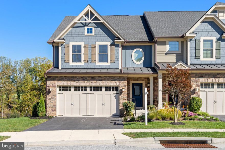 Welcome to Stoneleigh Summit – Towson’s premier 55+ community! Built in 2016 by Ryan Homes, this beautifully maintained 4-bedroom, 3.5-bath home is in like-new condition and perfectly blends comfort, elegance, and convenience. The property backs to the 14th hole of the Country Club of Maryland golf course, offering serene, tree-framed views.

The main level features open and expansive living spaces and a well-appointed kitchen ideal for entertaining. Enjoy morning coffee or evening sunsets from the three-season insulated porch or adjoining deck, both overlooking the manicured greens. The main floor primary suite features a large walk-in closet with extensive built-ins.  Three additional rooms, a full bath, and a large additional living area/den are on the second floor. The fully finished lower level includes a wet bar, full bath, and walkout access to a hardscaped patio, creating the perfect setting for enjoing the outdoors year-round.

This gated community is tucked away and surrounded by nature, yet is just minutes from Towson’s shopping, dining, and medical centers, this home offers the best of both worlds—tranquil living with every convenience close at hand.