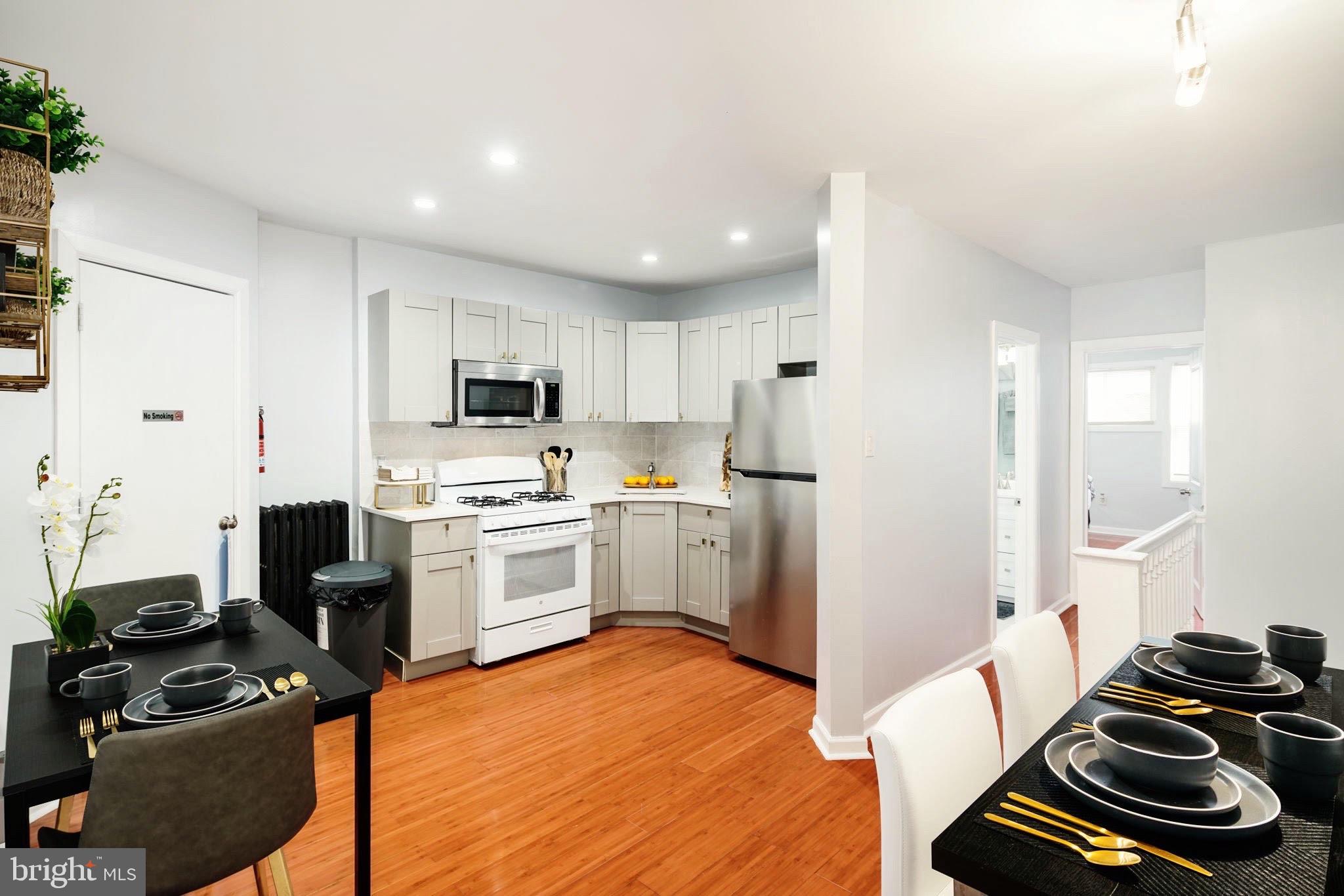 Welcome to this clean 2-bedroom apartment in West Oak Lane. The monthly rent of $1300 will include electricity, as the tenant(s) will be responsible for gas, water and insurance. The unit sits on the second floor with its own entrance and provides plenty of natural lighting, a spacious bathroom and a large primary bedroom. The apartment is conveniently located just minutes away from Ogontz Ave, Cheltenham Ave, public transportation (Septa Route 6), Route 309, and the PA Turnpike. Call to schedule an appointment.