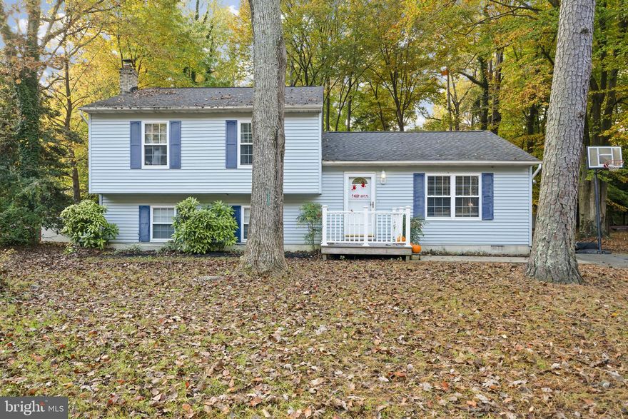 Beautiful home in Drum Point. Quiet street, short walk to the water. Spacious kitchen with gorgeous cabinets & stainless appliances, dining area and living room on main level. 3 bedrooms, 2 full baths upper level. Lower-level walk out basement area, cozy family area with fireplace & half bath. Roof replaced in 2017, HVAC 2018. Level back yard and easy maintenance composite deck area for enjoying summer dinners or morning coffee. Front porch also composite. Gutters just cleaned and home freshly power washed after photos were taken.  Buyer Financing Fell Apart, Don't Miss Out on second opportunity to own this wonderful home. Excellent location and proximity to the water