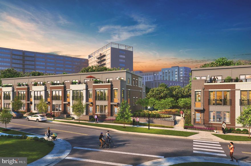 Welcome to Highlands Row - brand new community of 42 townhomes located in the heart of National Landing walking distance to restaurants, Metro, and retail.  The Potomac is a 3 BR / 2.5 BA townhome with 2 car parking and rooftop terrace.  Construction slated to start Spring 2026 with first move-ins end of 2026/early 2027.  Grand opening on Saturday October 25th from 12 to 3.