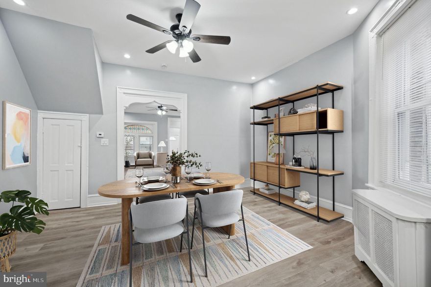 Welcome to this beautifully renovated 4-bedroom, 1-bathroom home. The main floor features an open-concept layout, perfect for modern living. Upstairs, you'll find four generously sized bedrooms and a well-appointed bathroom. Make your appointment today!