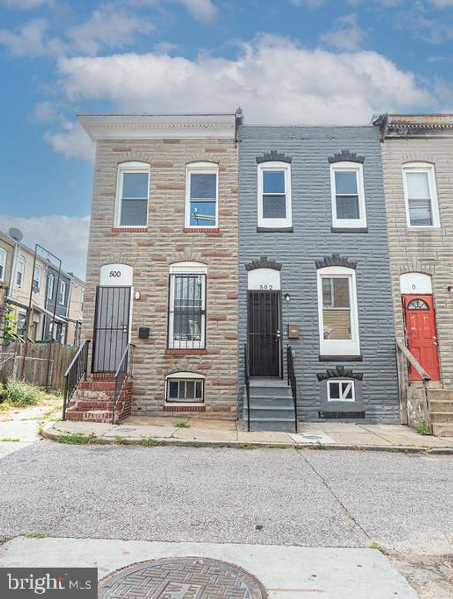 Beautifully Updated End-of-Group Townhome! Welcome to 500 N. Port Street — a move-in ready 2-bedroom, 2-full bath home offering modern updates and charm throughout. Step inside to find brand-new flooring, fresh paint, and replacement windows that fill the home with natural light. The updated kitchen features sleek finishes and ample cabinet space, perfect for everyday cooking or entertaining. Enjoy year-round comfort with a new HVAC system. Conveniently located near Johns Hopkins, Patterson Park, shopping, and commuter routes. This home is truly turn-key — just unpack and enjoy! Home qualifies for Live Near Your Work Grant Program up to $17k if you are an employee of Johns Hopkins.