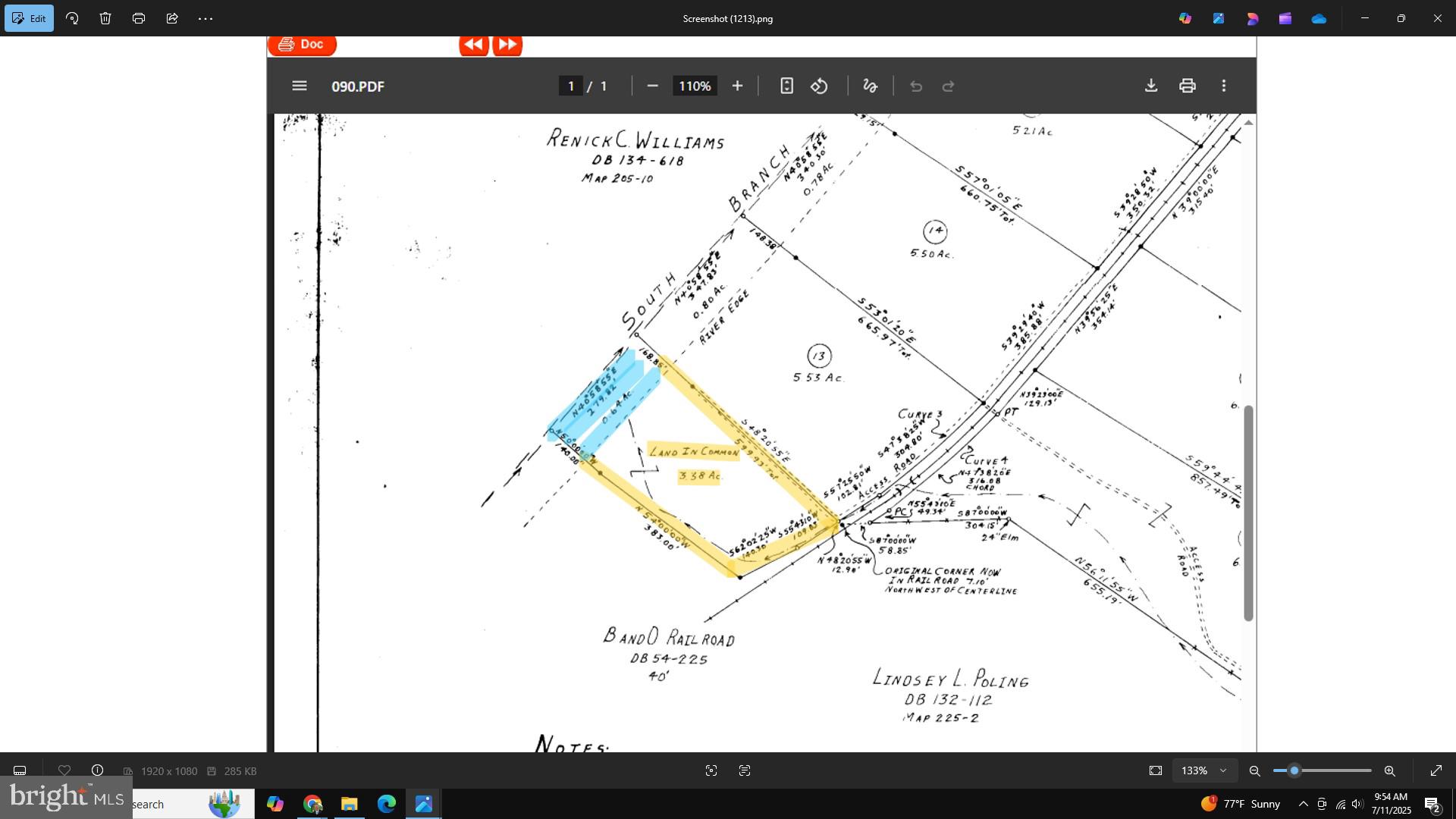 SOUTH POTOMAC TROUGH FARM II - Land